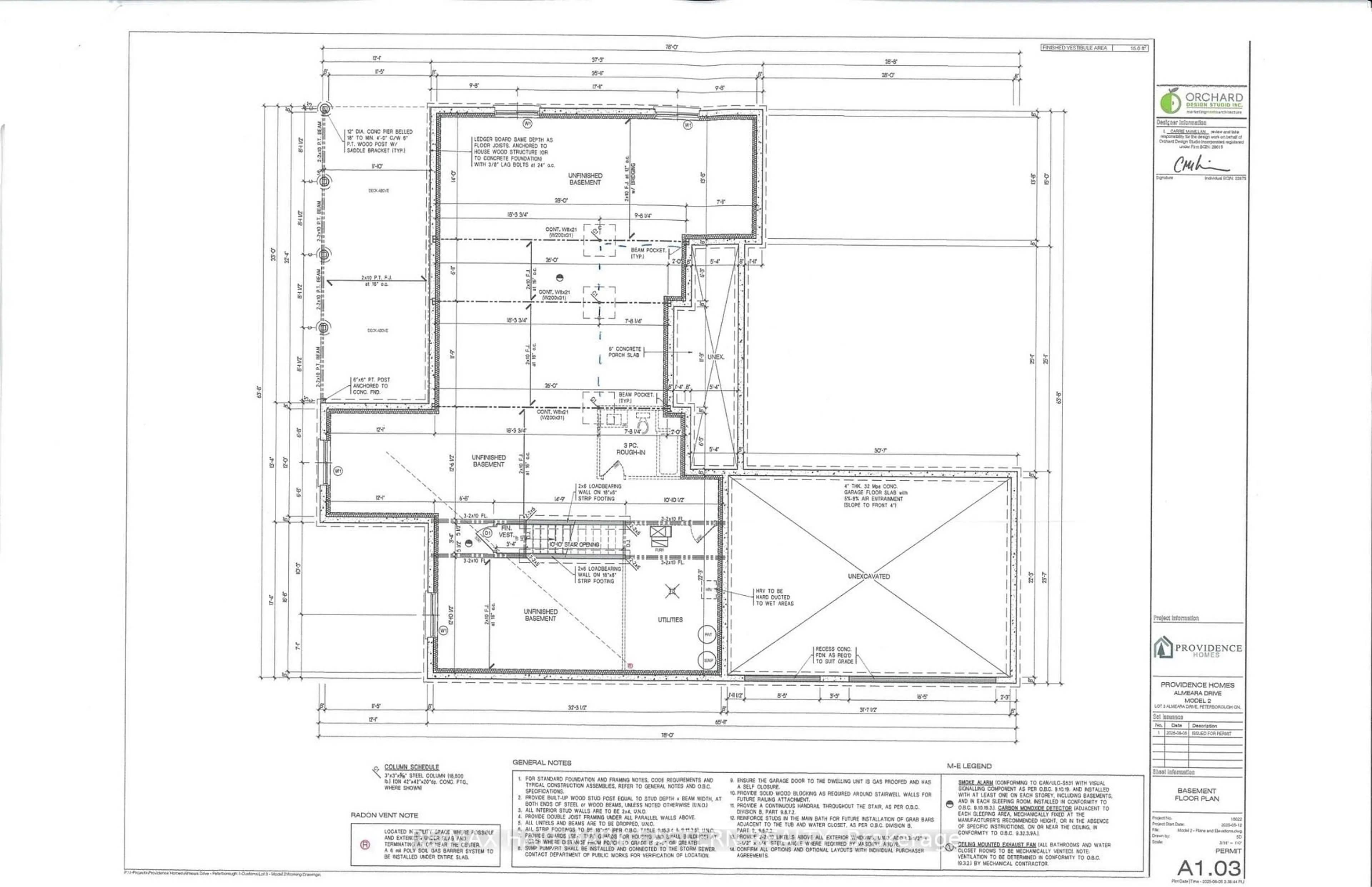 Floor plan for 44 Almeara Dr, Otonabee-South Monaghan Ontario K9J 6Y3