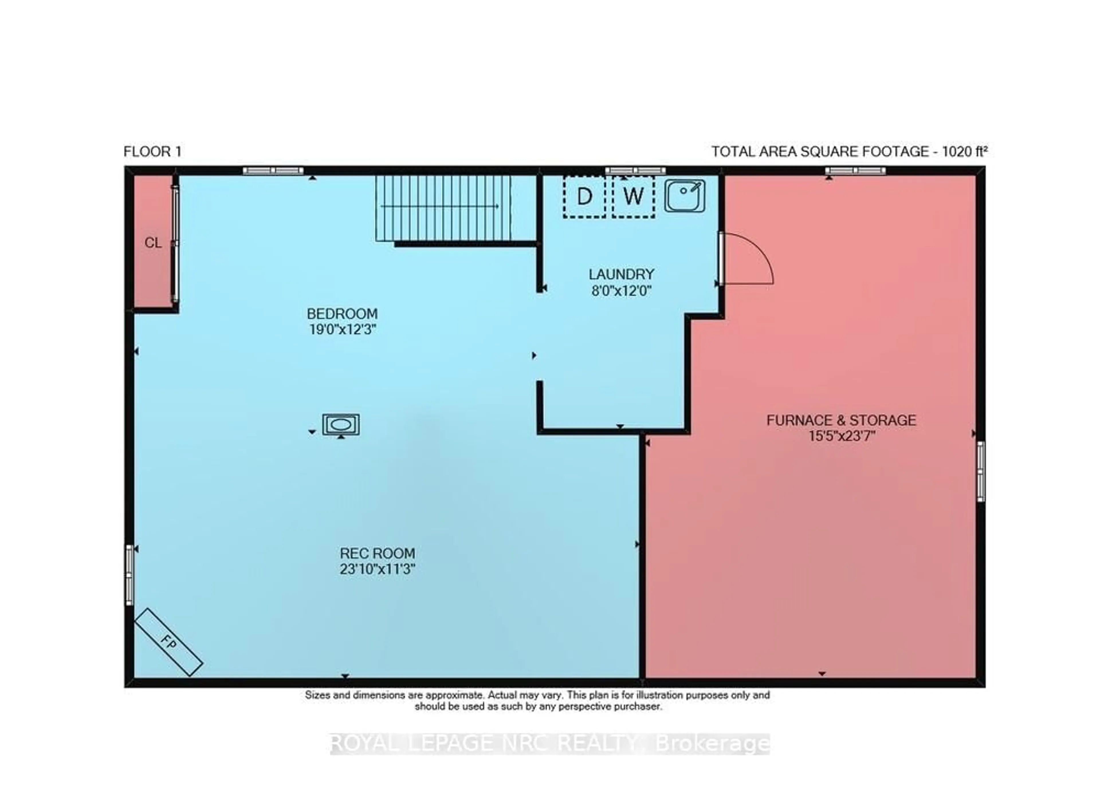 Floor plan for 48 Alma St, Haldimand Ontario N0A 1H0