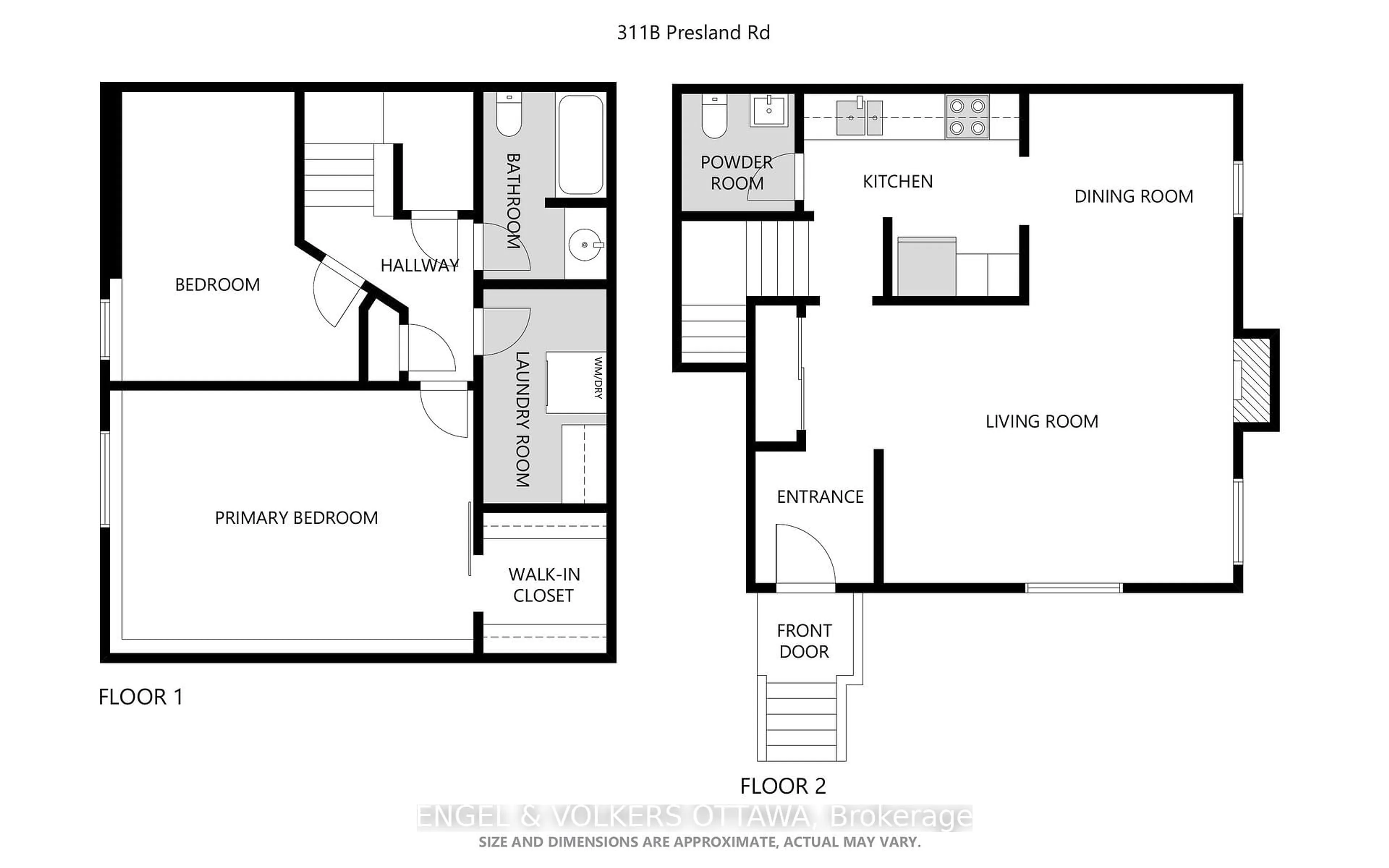 Floor plan for 311 Presland Rd #10, Ottawa Ontario K1K 2B6