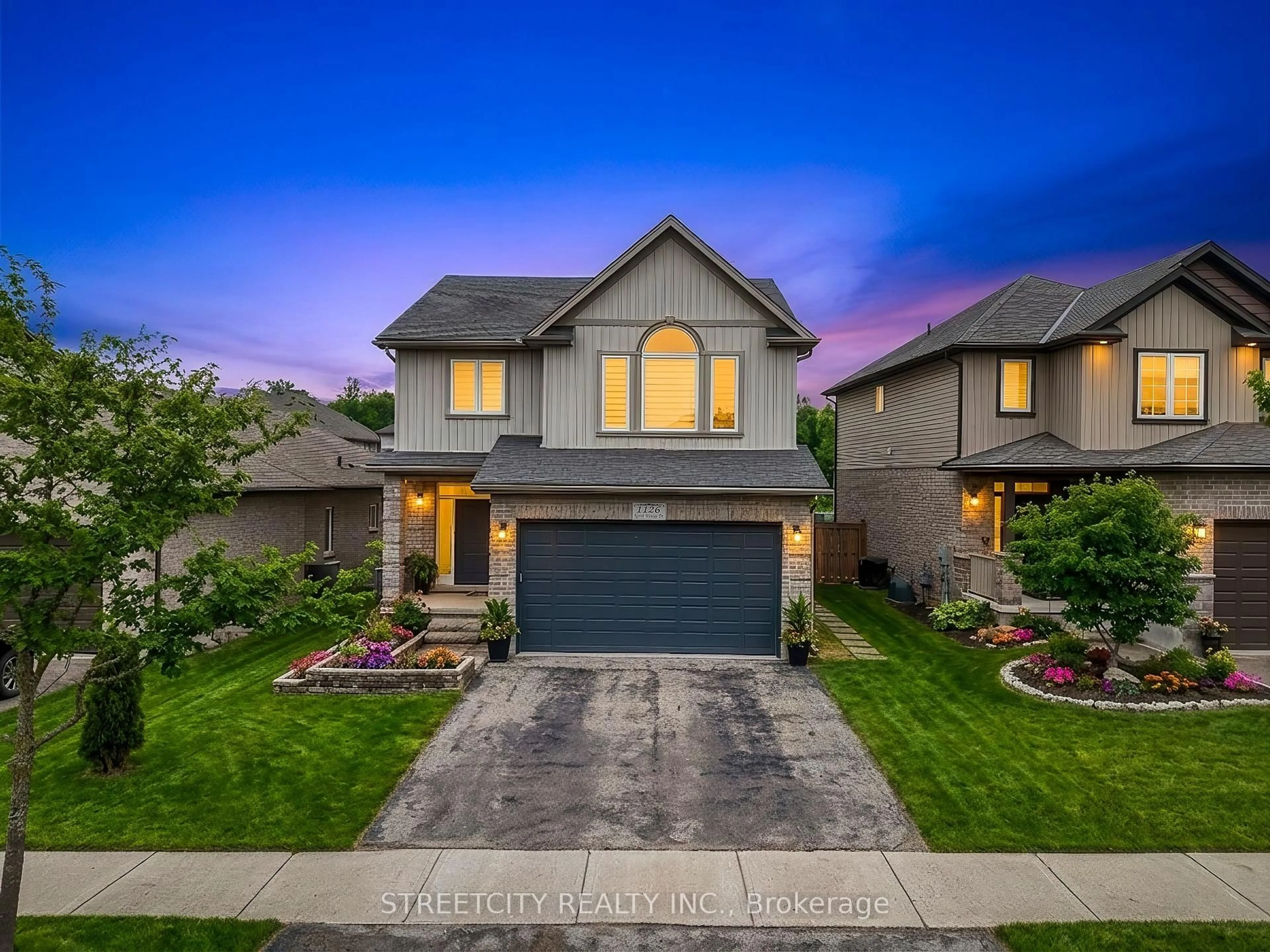 Home with brick exterior material, street for 1126 NORTH WENIGE Dr, London North Ontario N5X 4K5