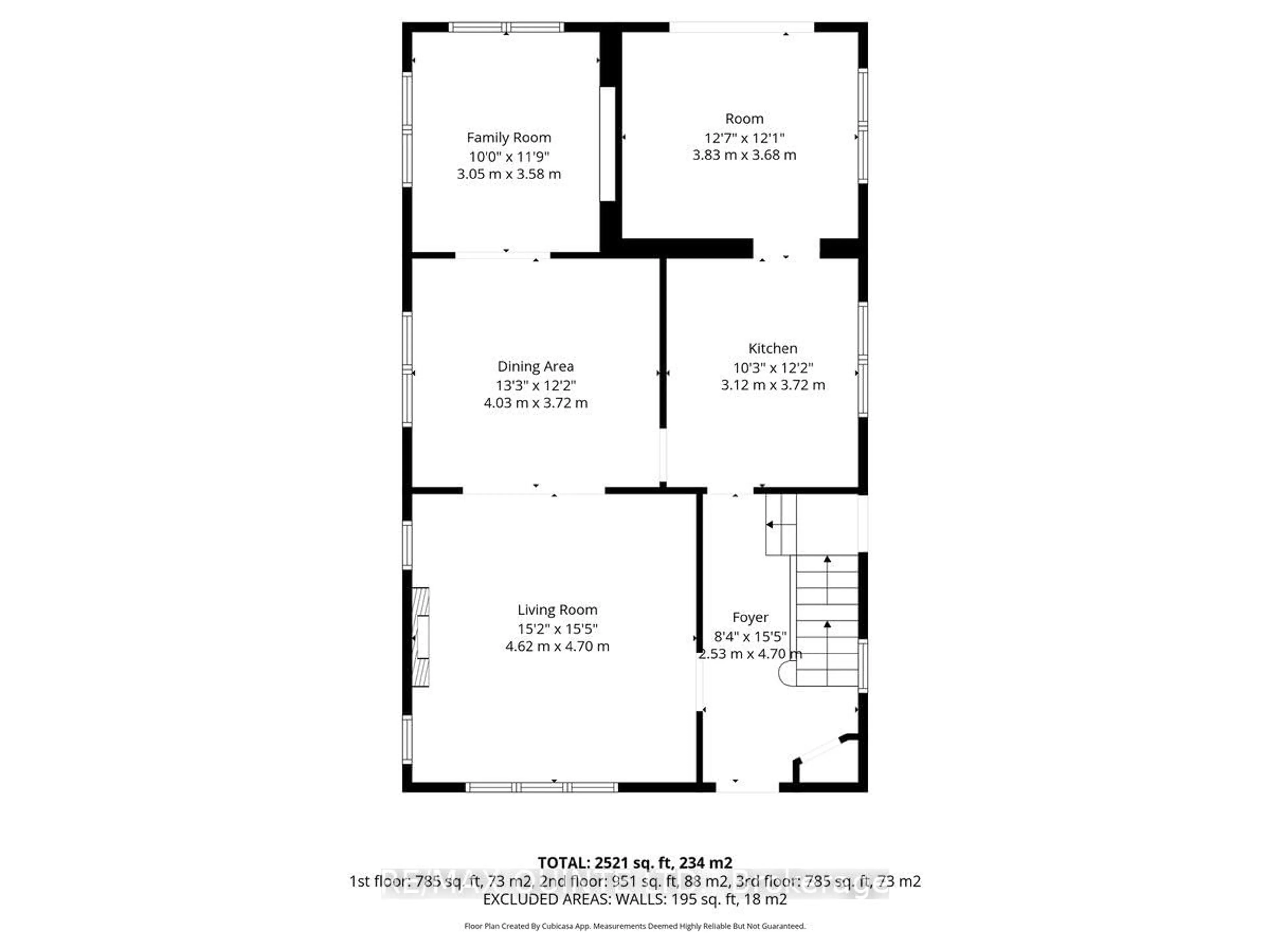 Floor plan for 238 Victoria Ave, Belleville Ontario K8N 2C5
