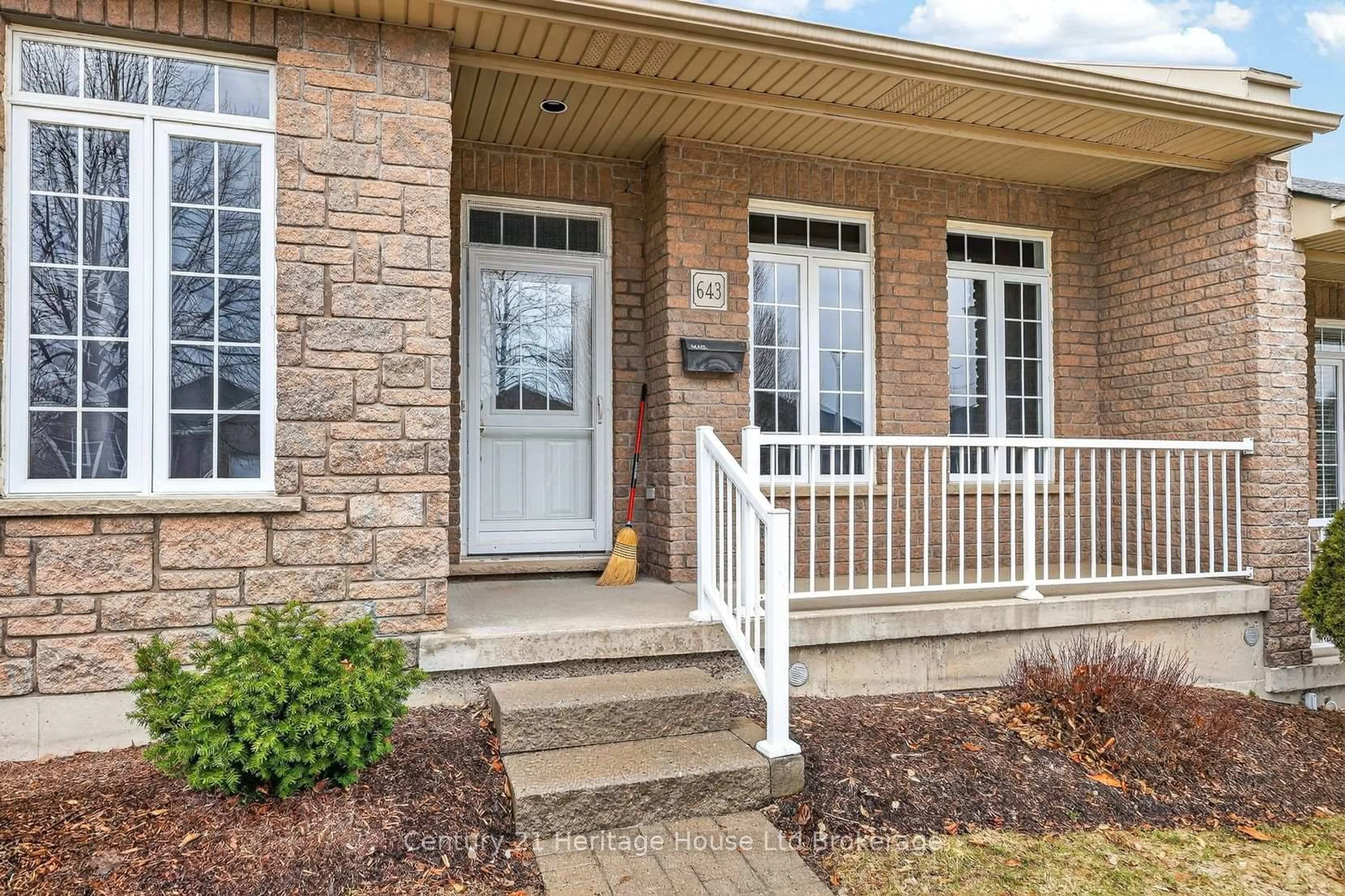 Home with brick exterior material, street for 643 Southwood Way, Woodstock Ontario N4S 9A6