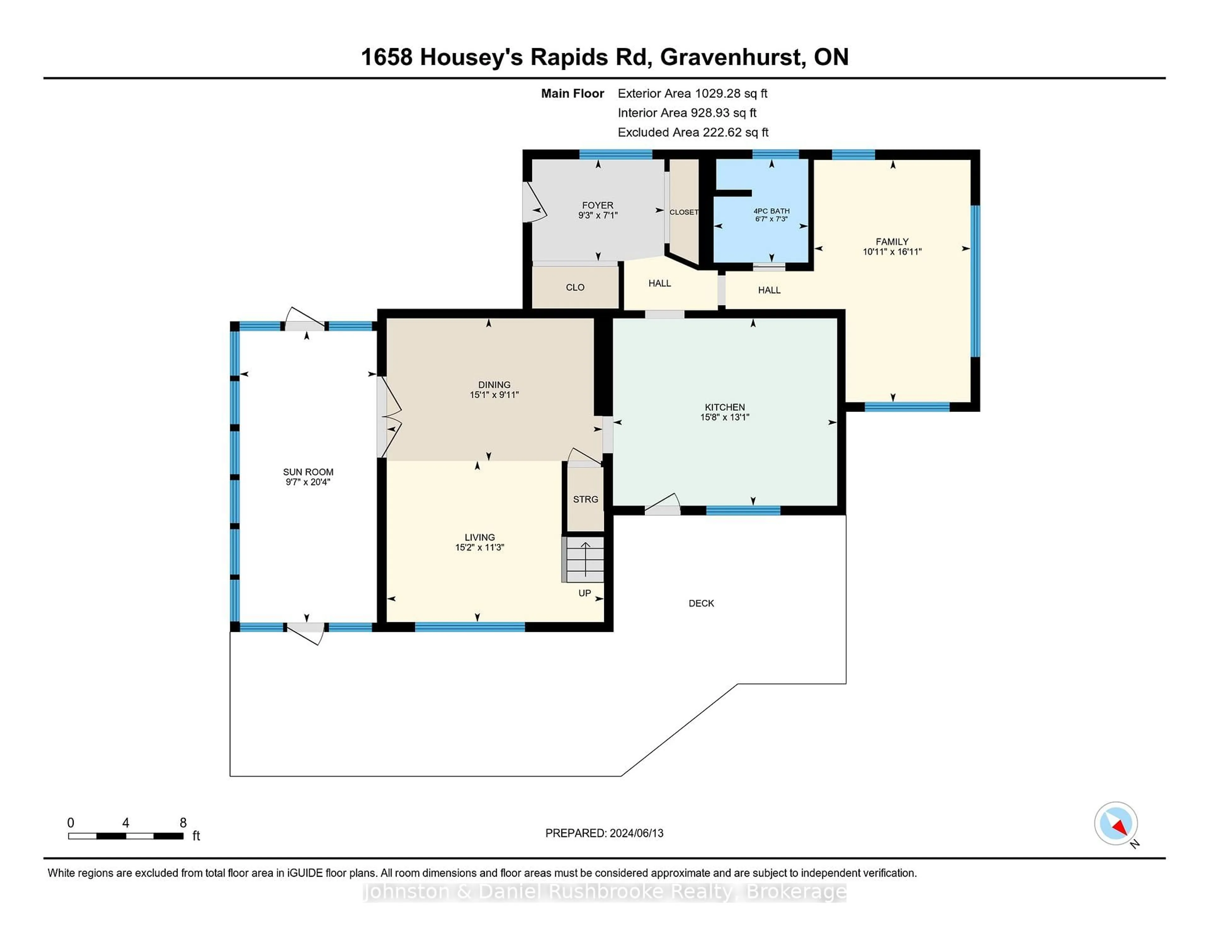 Floor plan for 1658 HOUSEY'S RAPIDS Rd, Gravenhurst Ontario P1P 1R3