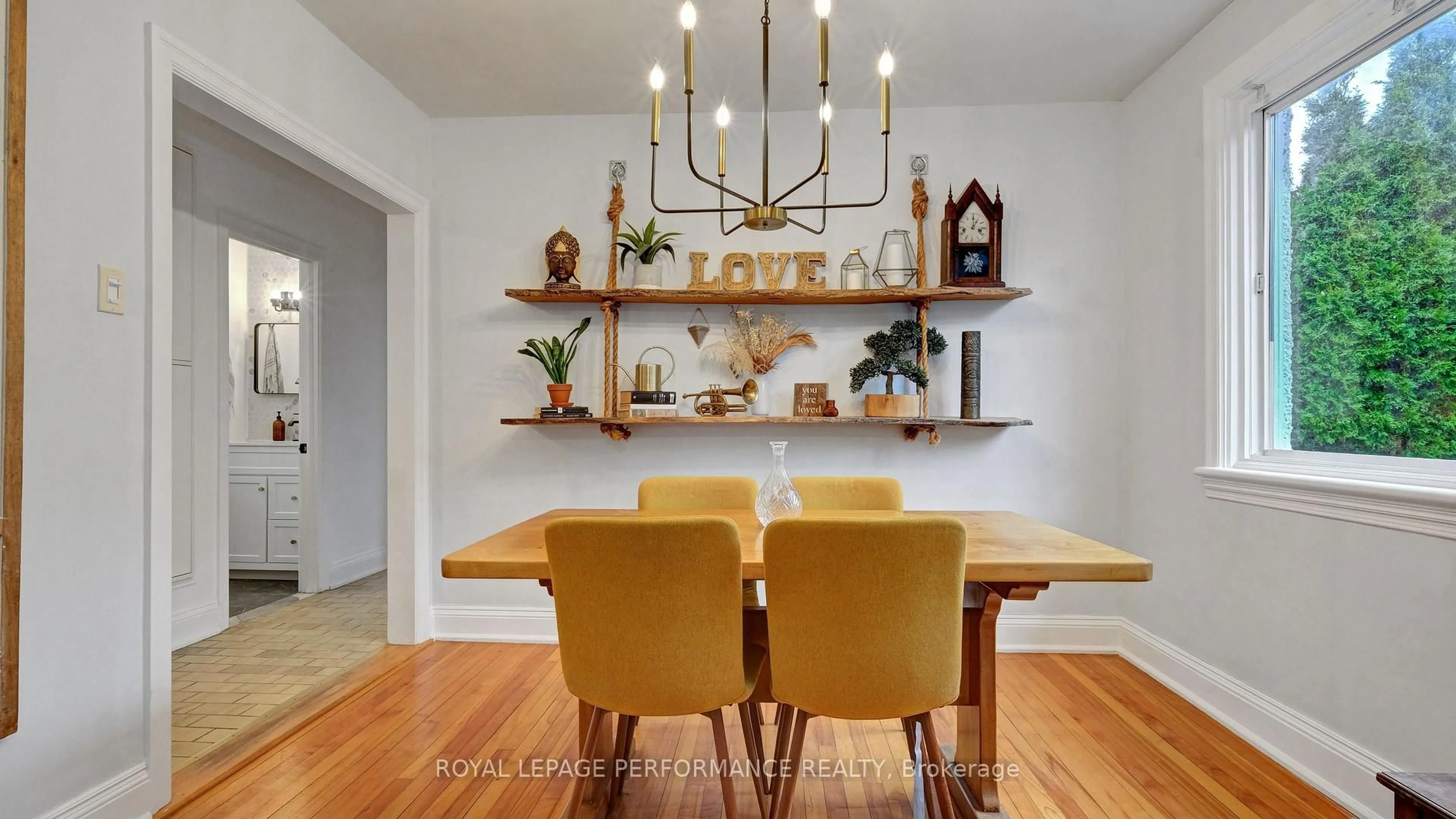 Dining room, wood/laminate floor for 319 Frontenac St, Ottawa Ontario K1L 6K6