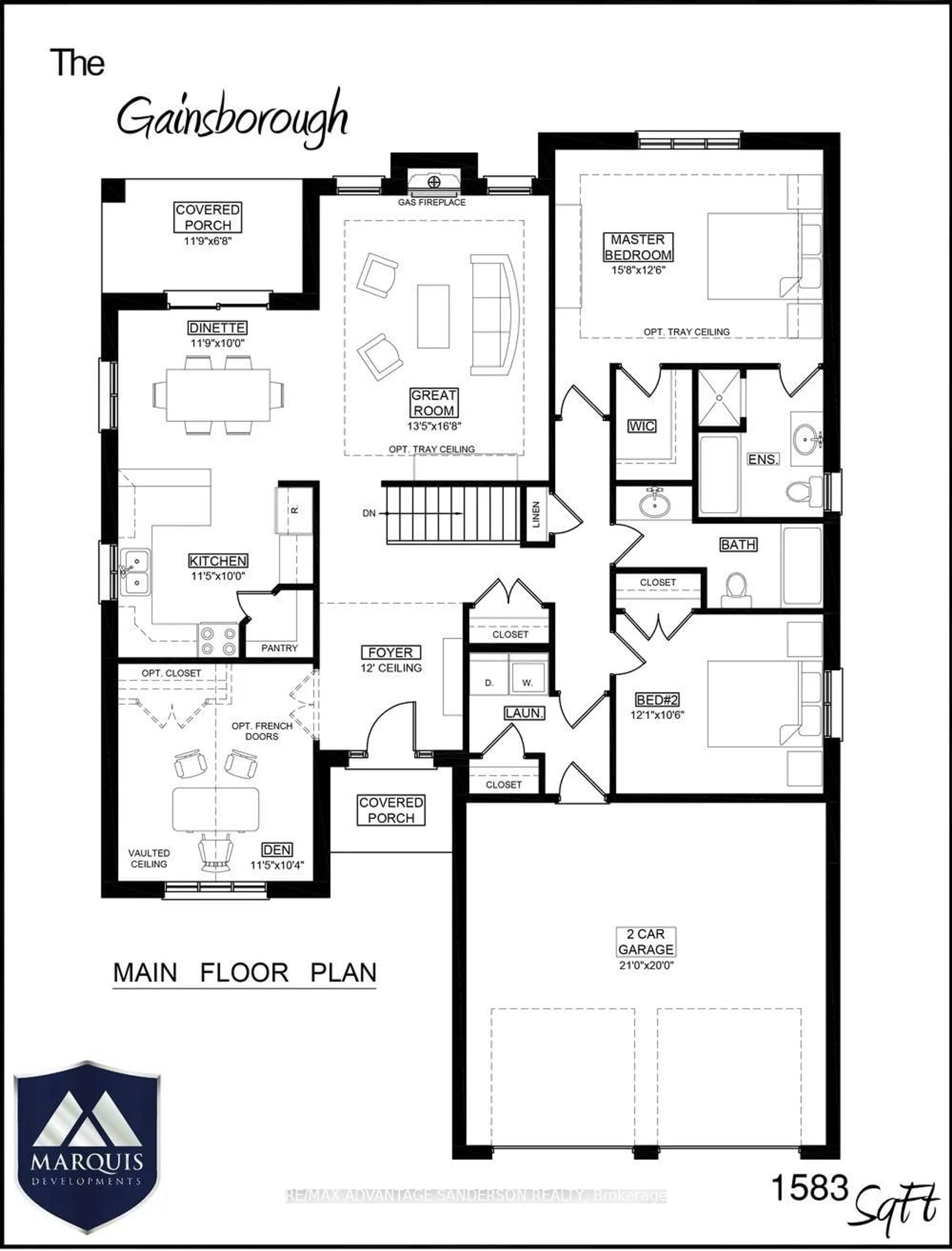 Floor plan for 160 Timberwalk Tr, Middlesex Centre Ontario N0M 2A0