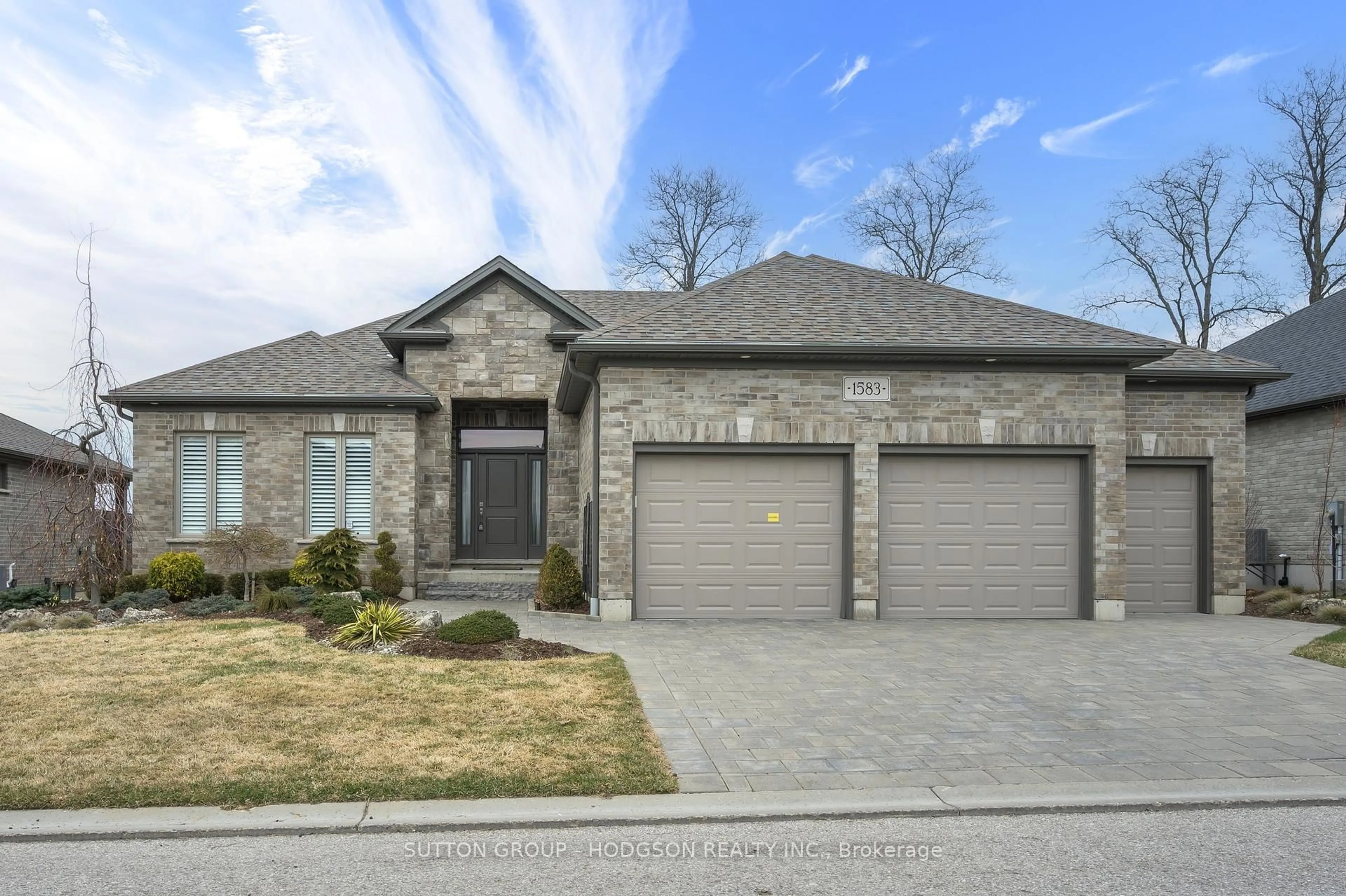 Home with brick exterior material, street for 1583 Ed Ervasti Lane, London South Ontario N6K 5R7