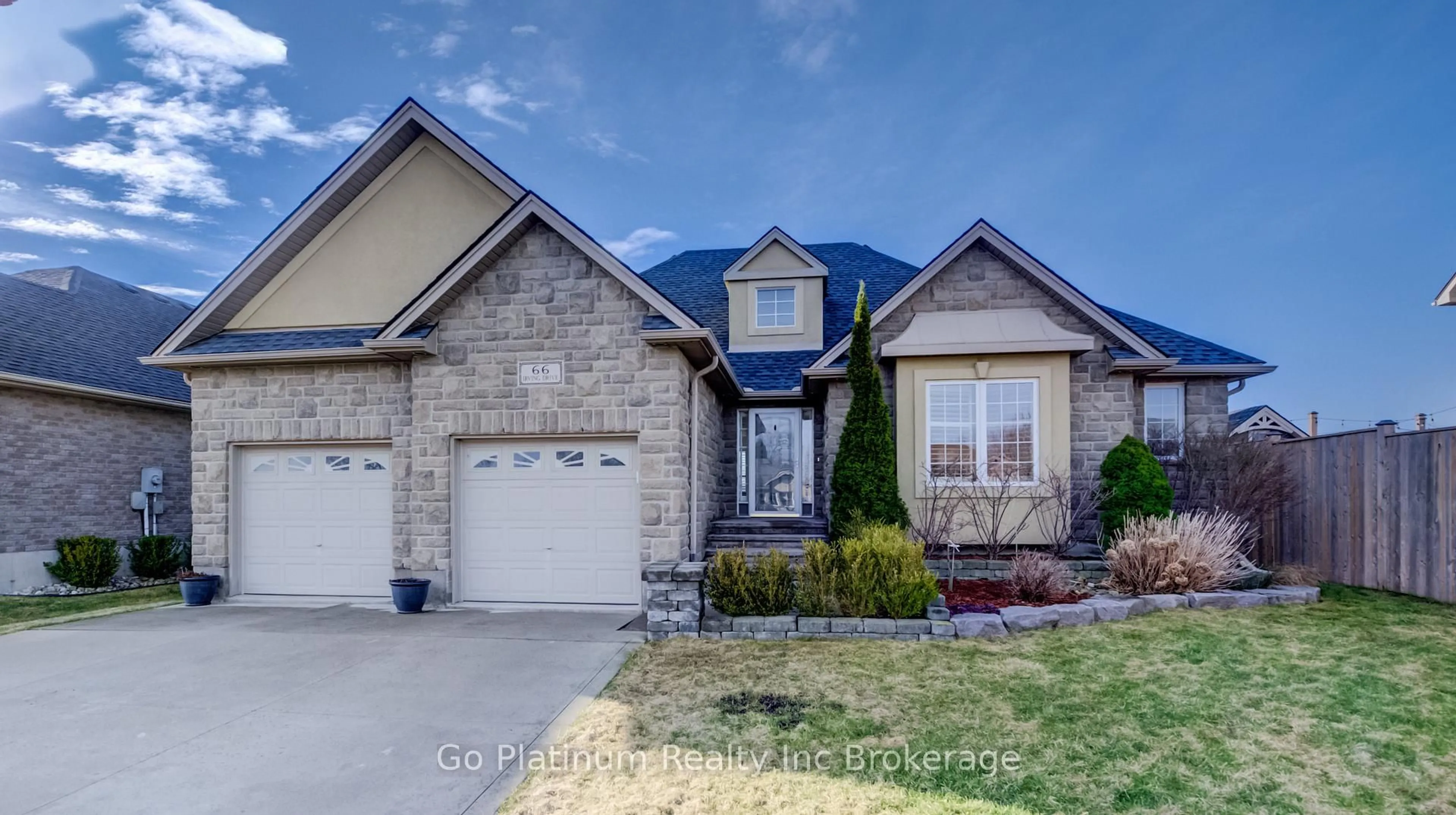 Home with brick exterior material, street for 66 Irving Dr, Norwich Ontario N0J 1P0