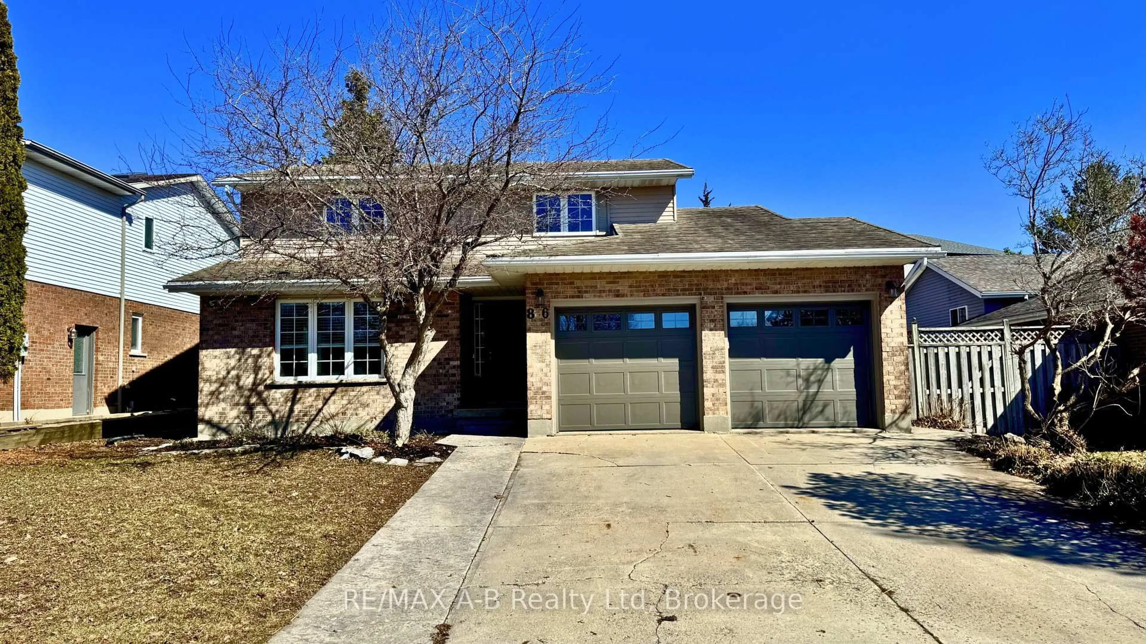 Home with brick exterior material, street for 86 Freeland Dr, Stratford Ontario N4Z 1H1