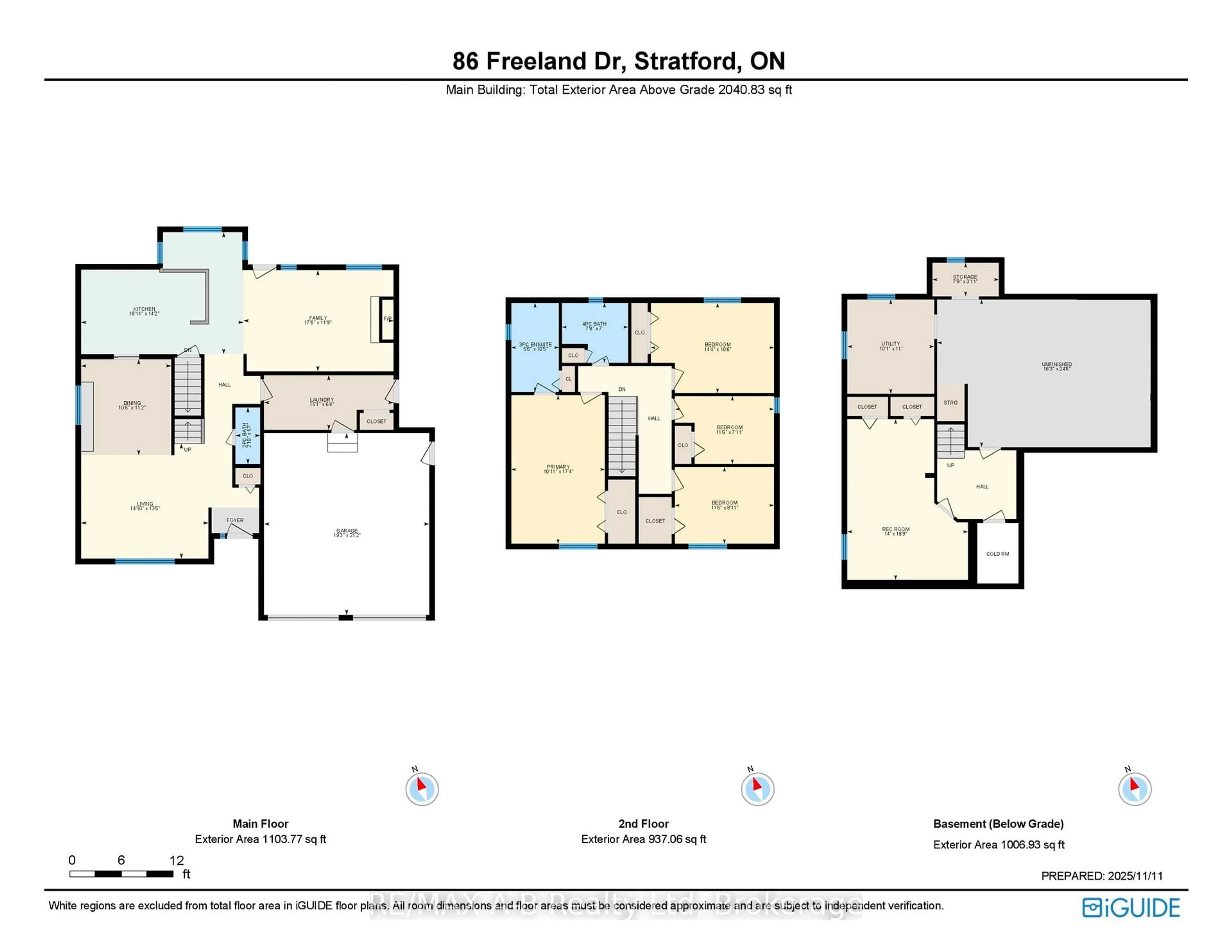 Floor plan for 86 Freeland Dr, Stratford Ontario N4Z 1H1
