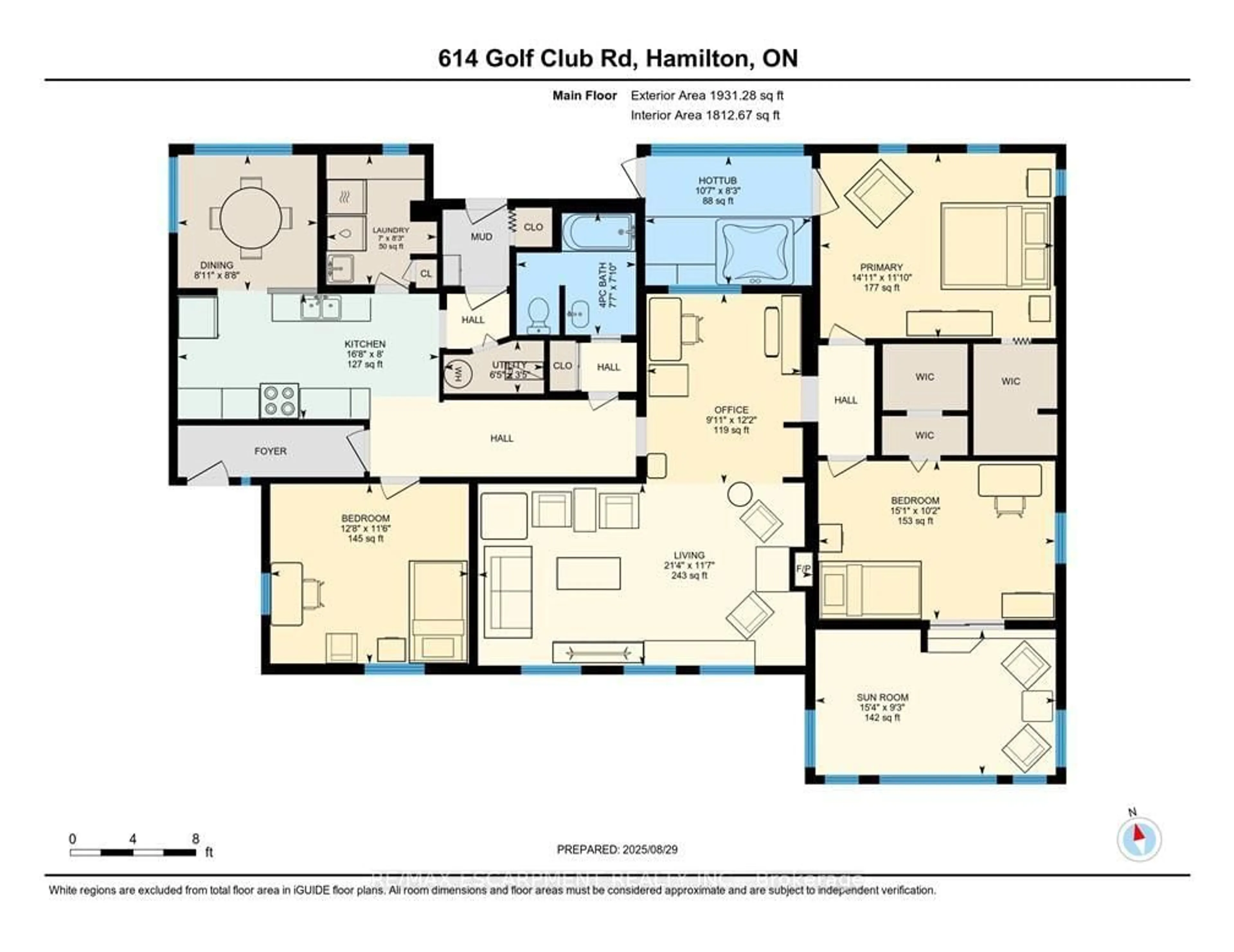 Floor plan for 614 Golf Club Rd, Hamilton Ontario L0R 1P0