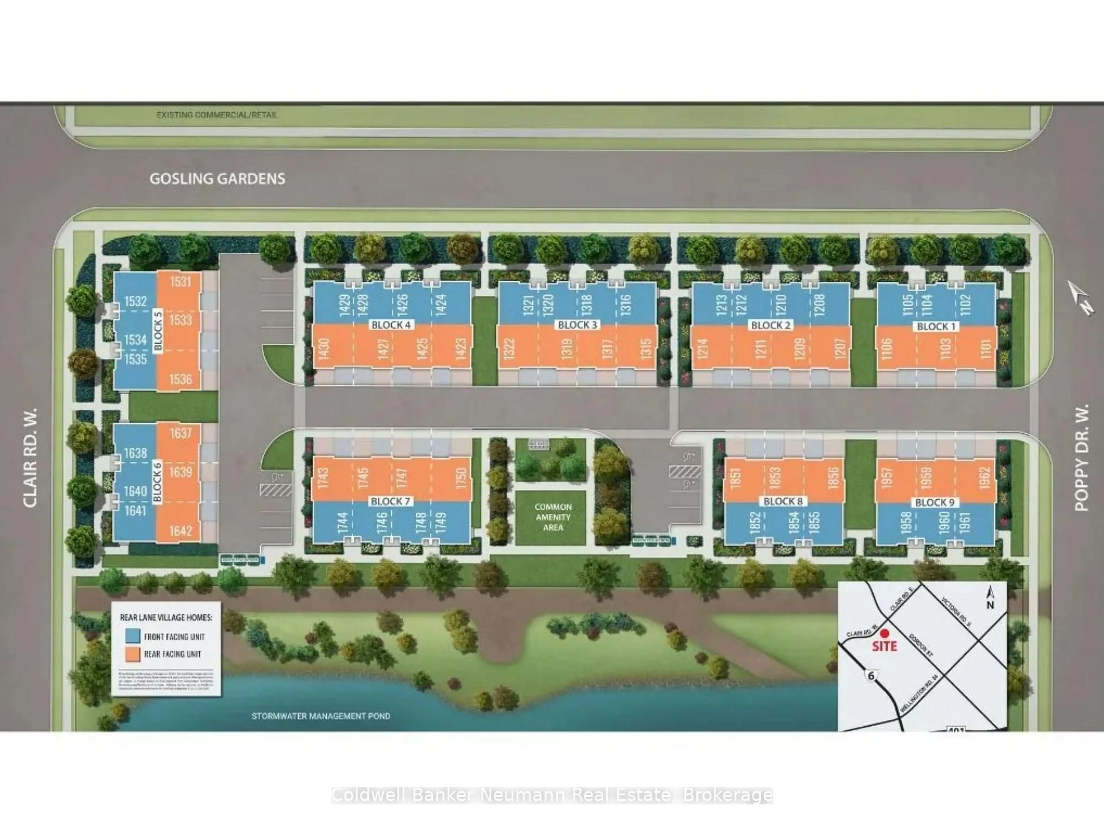 Floor plan for TBD Intersection is Clair Rd West & Gosling , Guelph Ontario N1L 1G1