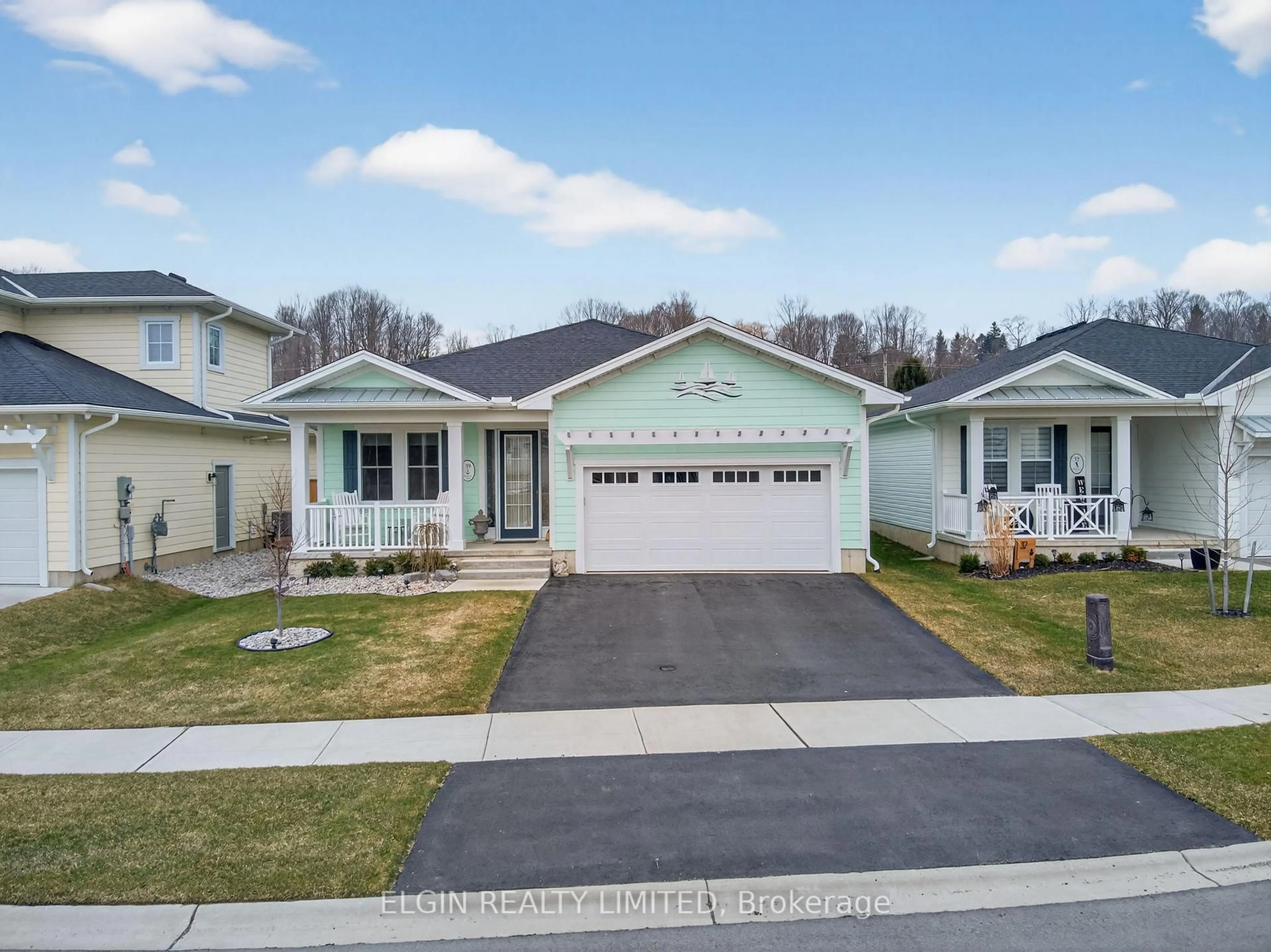 Home with vinyl exterior material, street for 30 Regatta Way, Central Elgin Ontario N5L 0B6