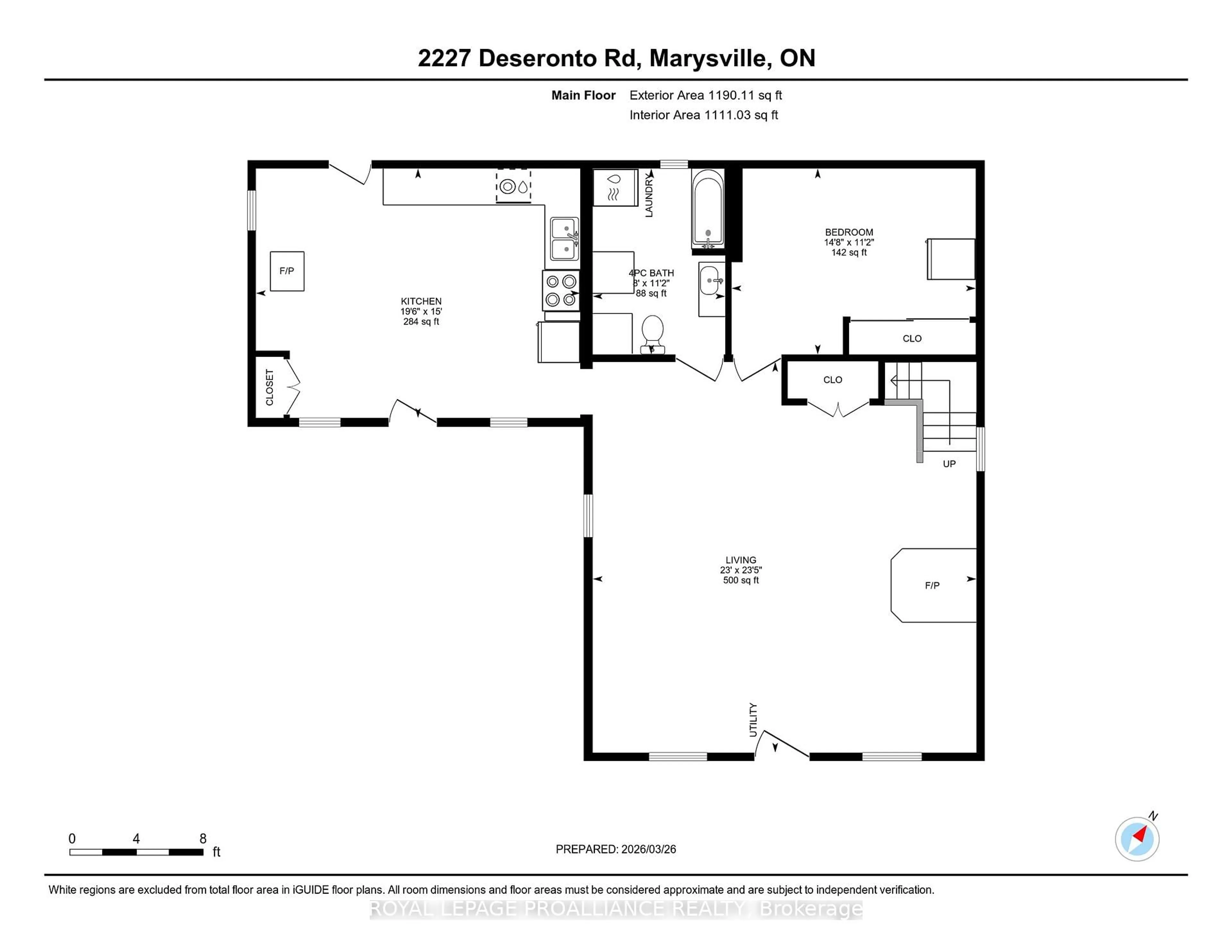 Floor plan for 2227 DESERONTO Rd, Shannonville Ontario K0K 2N0