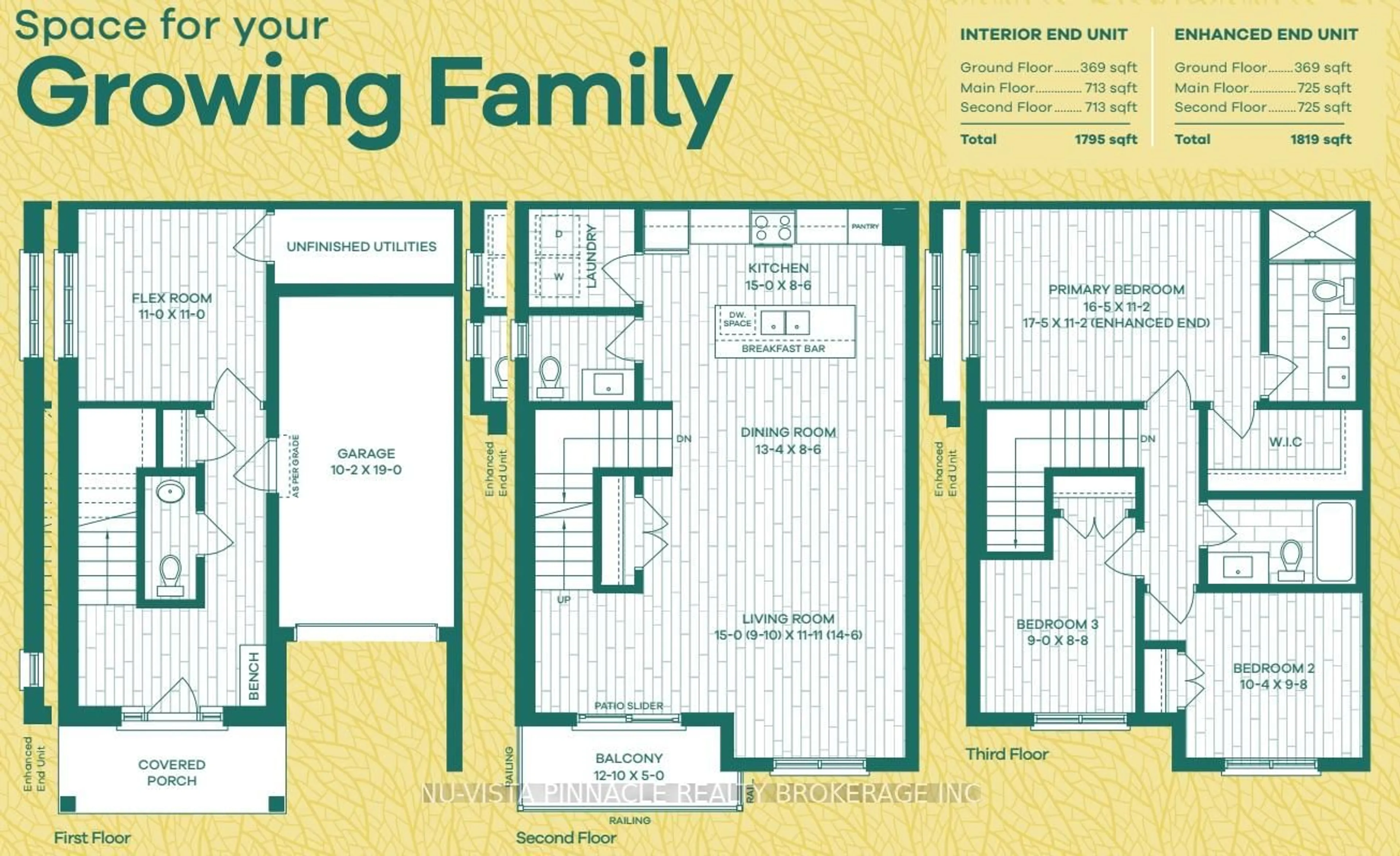 Floor plan for 2590 Sheffield Blvd #15, London South Ontario N6M 0G4