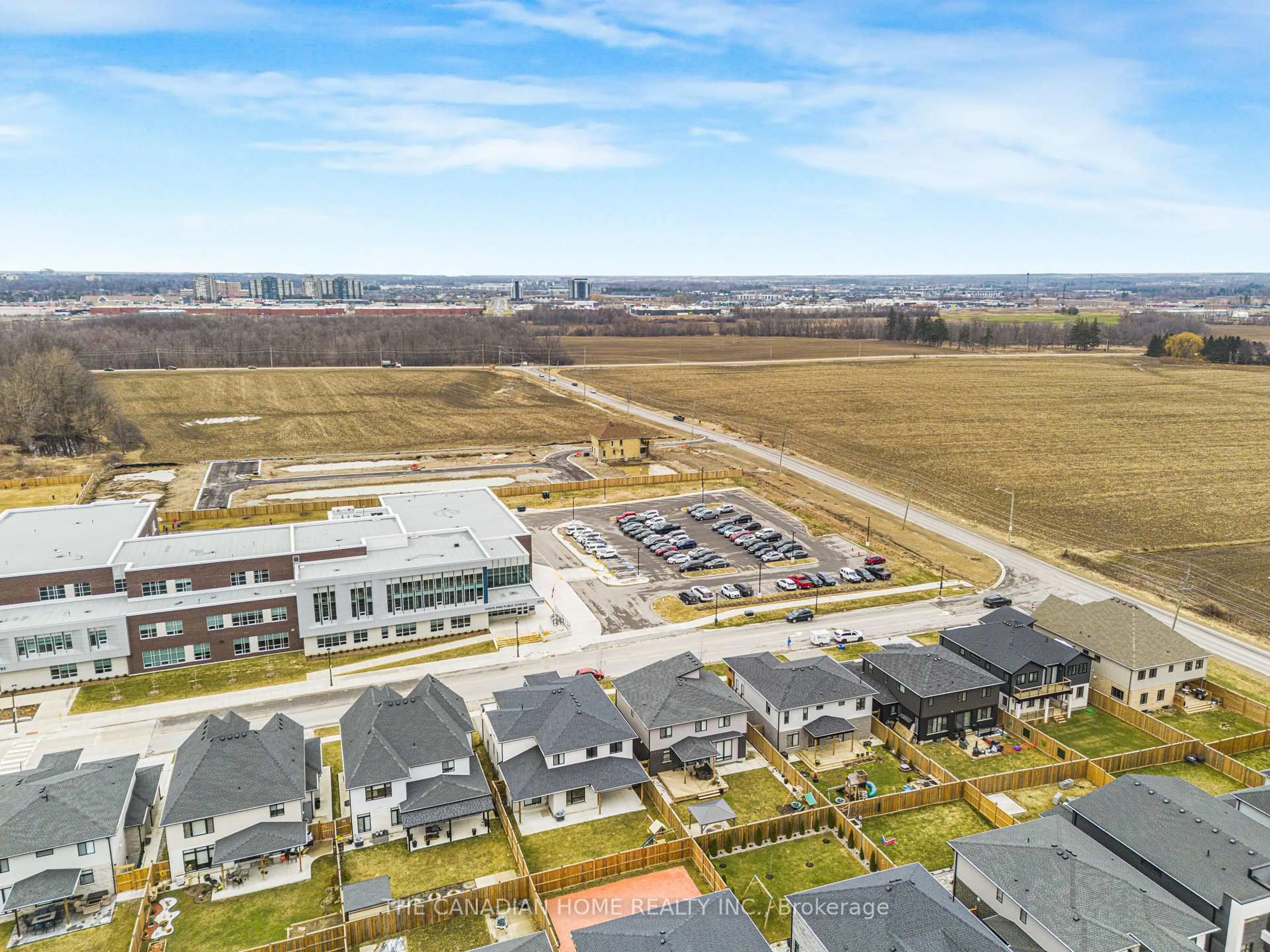 A pic from outside/outdoor area/front of a property/back of a property/a pic from drone, unknown for 3395 Regiment Rd, London South Ontario N6P 0H2