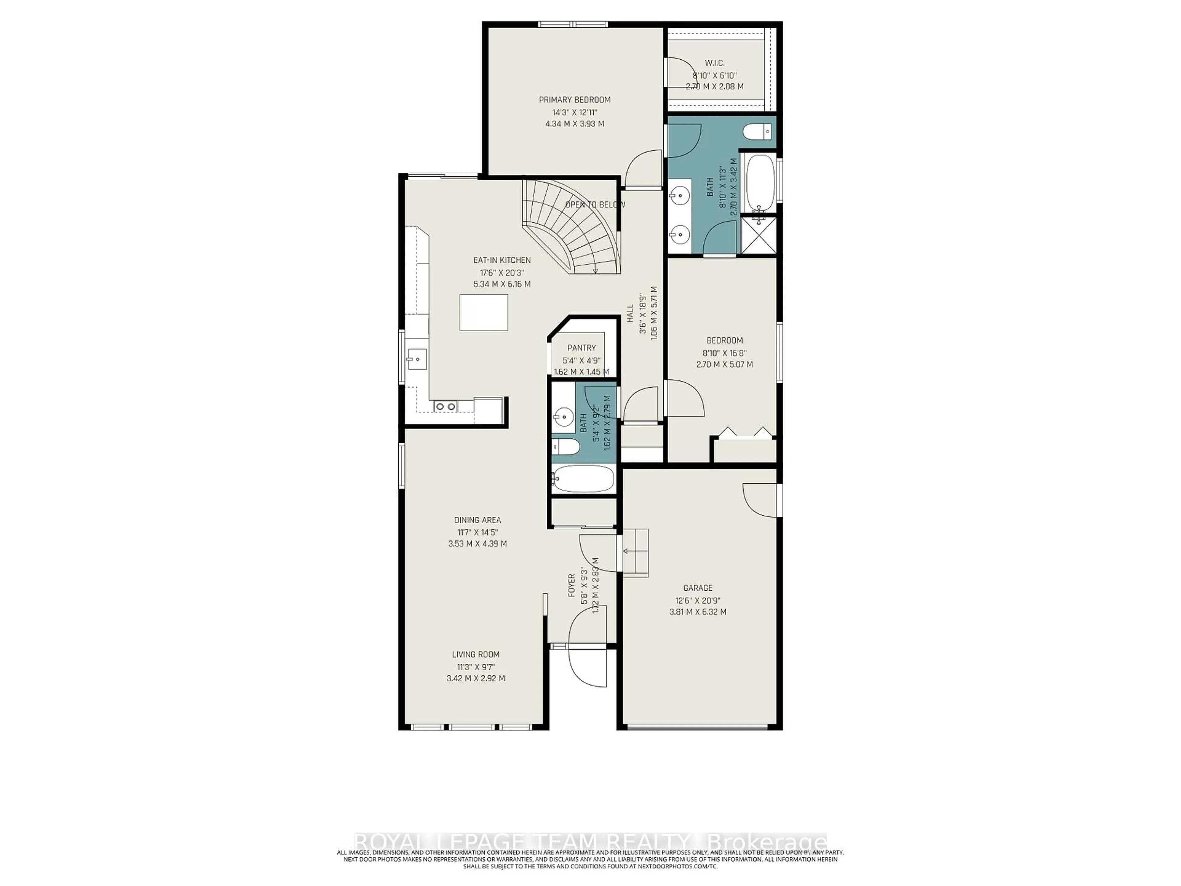 Floor plan for 751 Vermillion Dr, Ottawa Ontario K1V 1V8