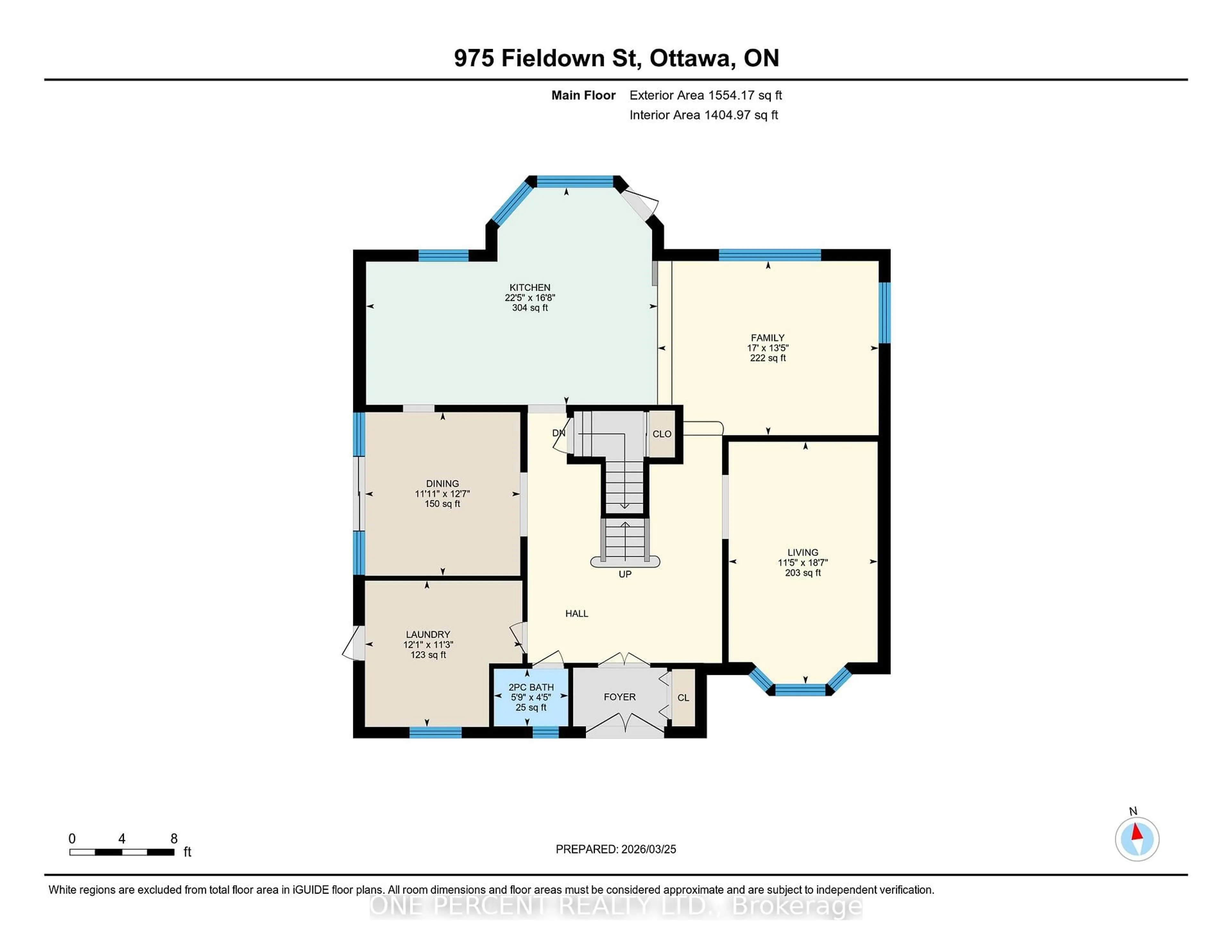 Floor plan for 975 Fieldown St, Ottawa Ontario K4C 1B9