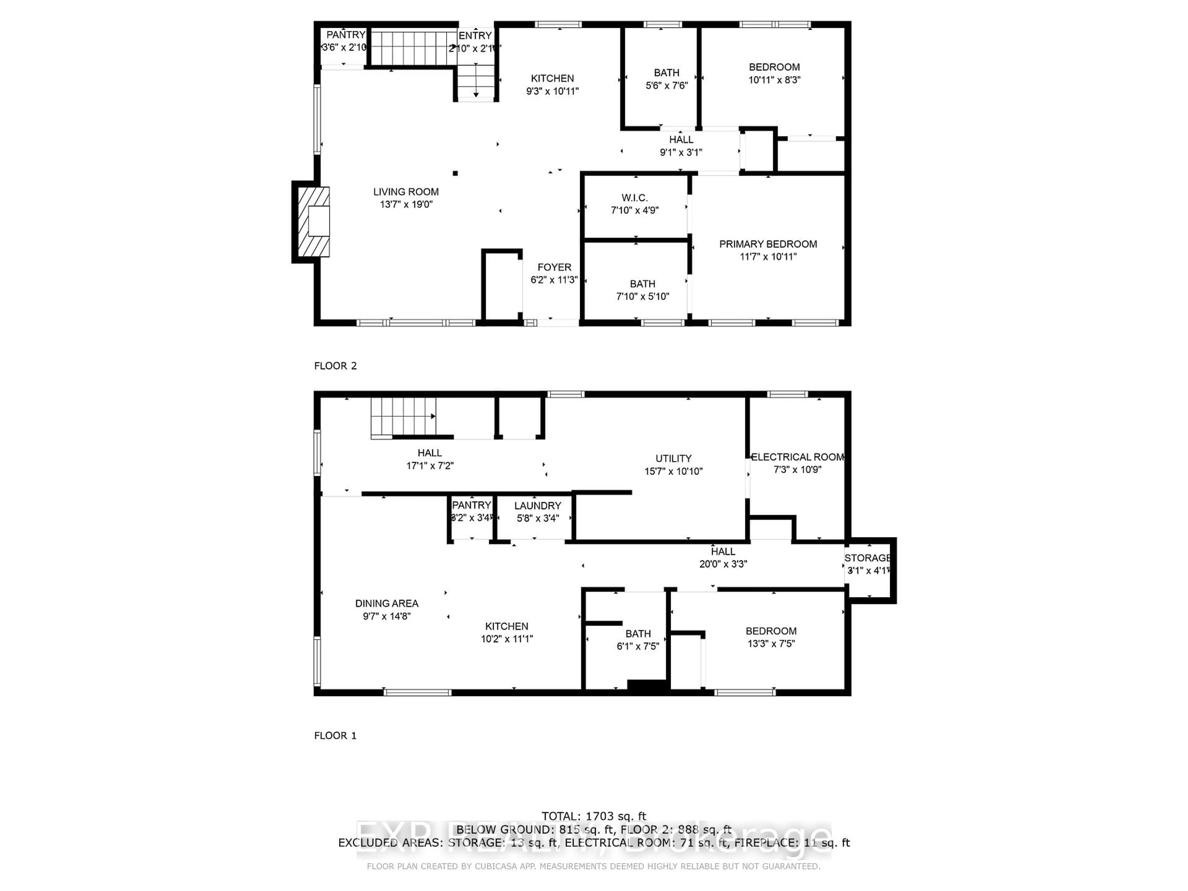Floor plan for 35 Withrow Ave, Ottawa Ontario K2G 2H7