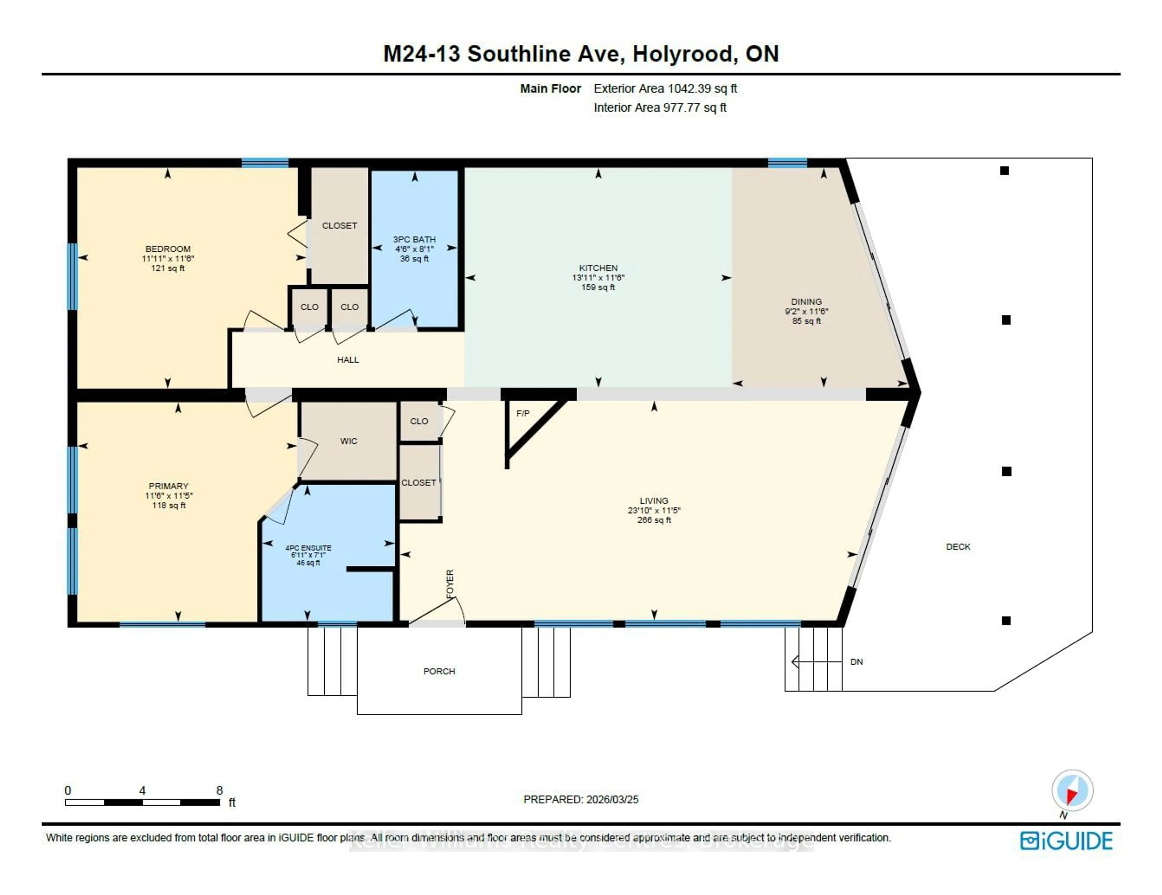 Floor plan for 13 Southline Ave #M24, Huron-Kinloss Ontario N2Z 2X5