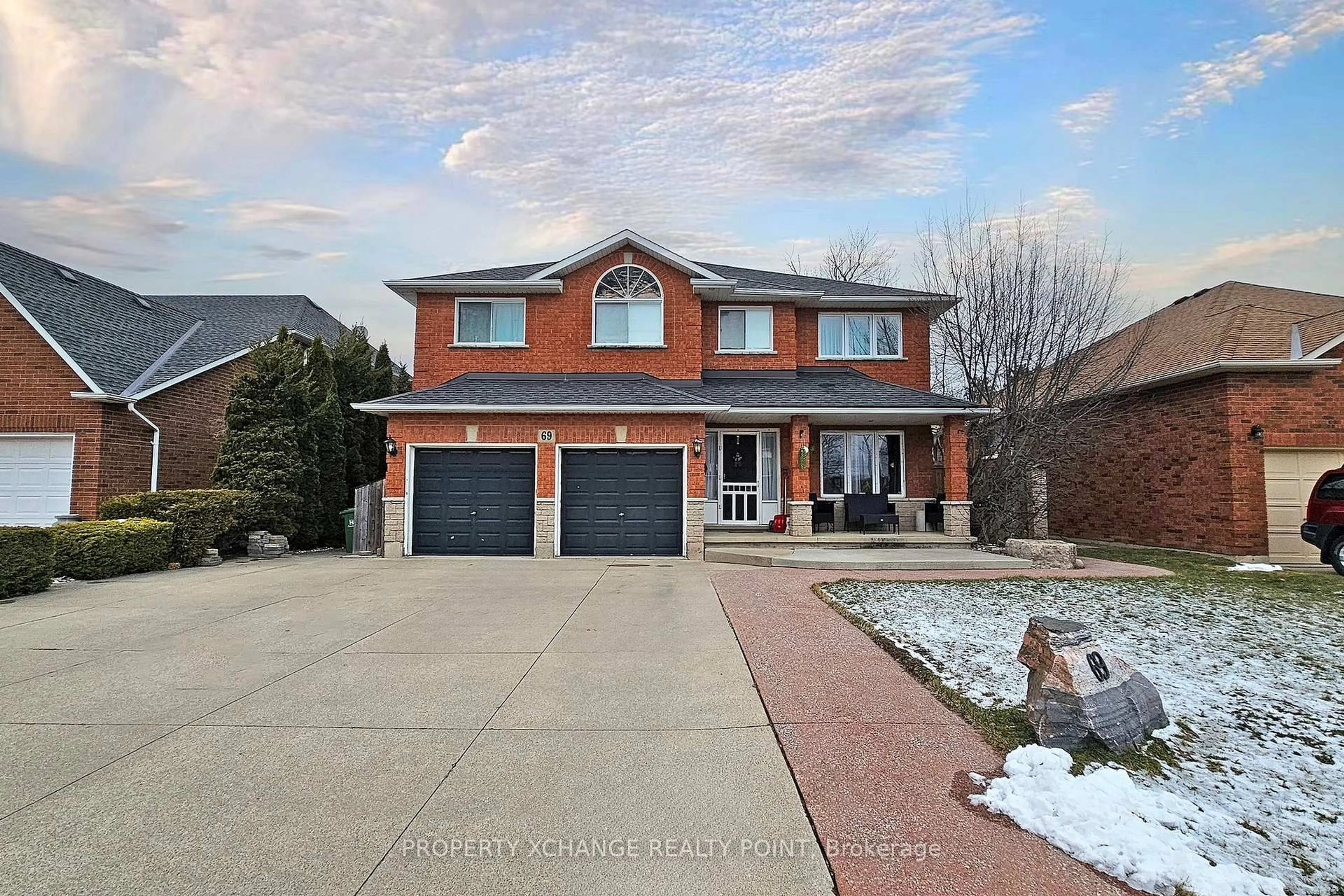 Home with brick exterior material, street for 69 Jacqueline Blvd, Hamilton Ontario L9B 2R2