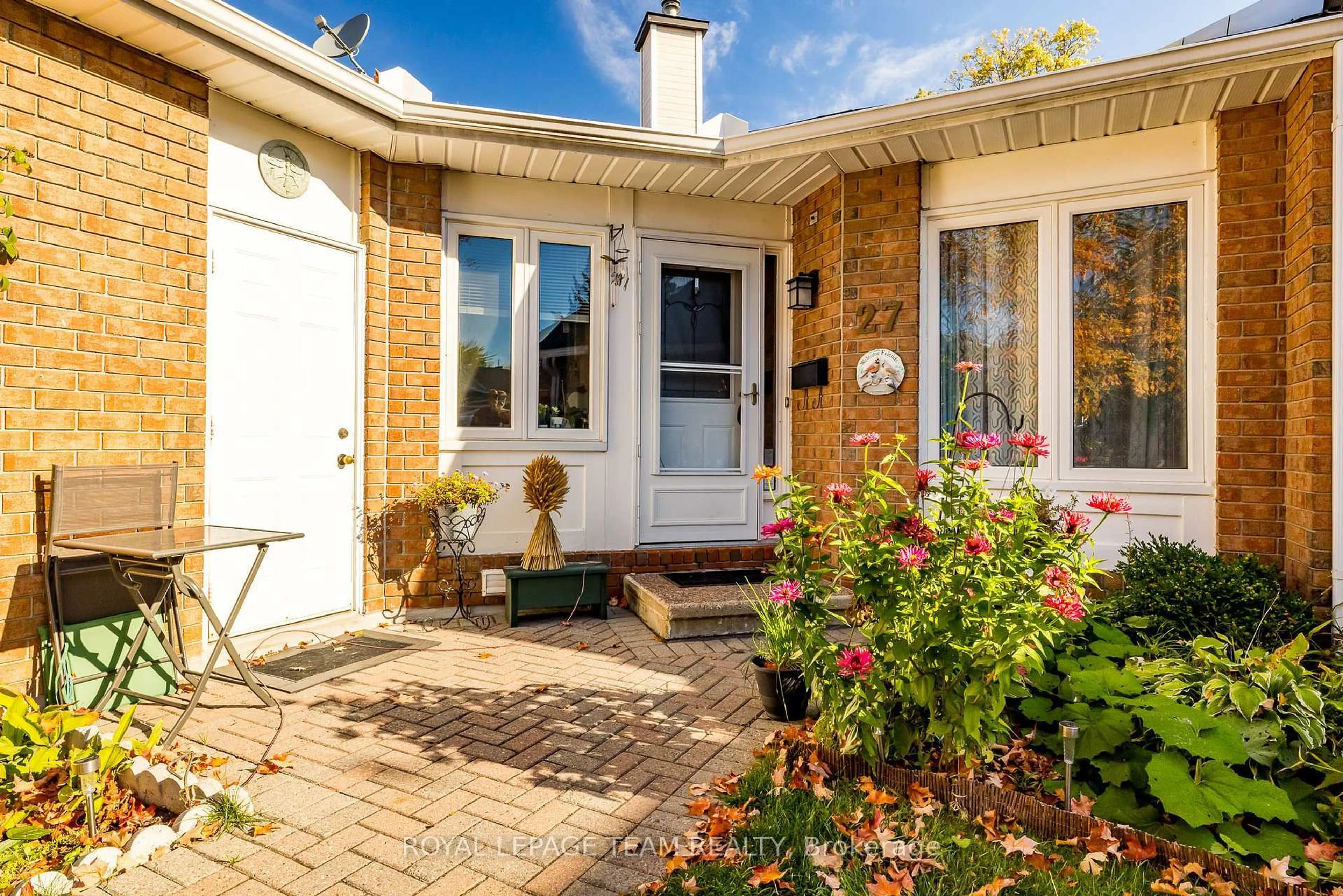 Home with brick exterior material, street for 27 Pine Needles Crt, Ottawa Ontario K2S 1G5