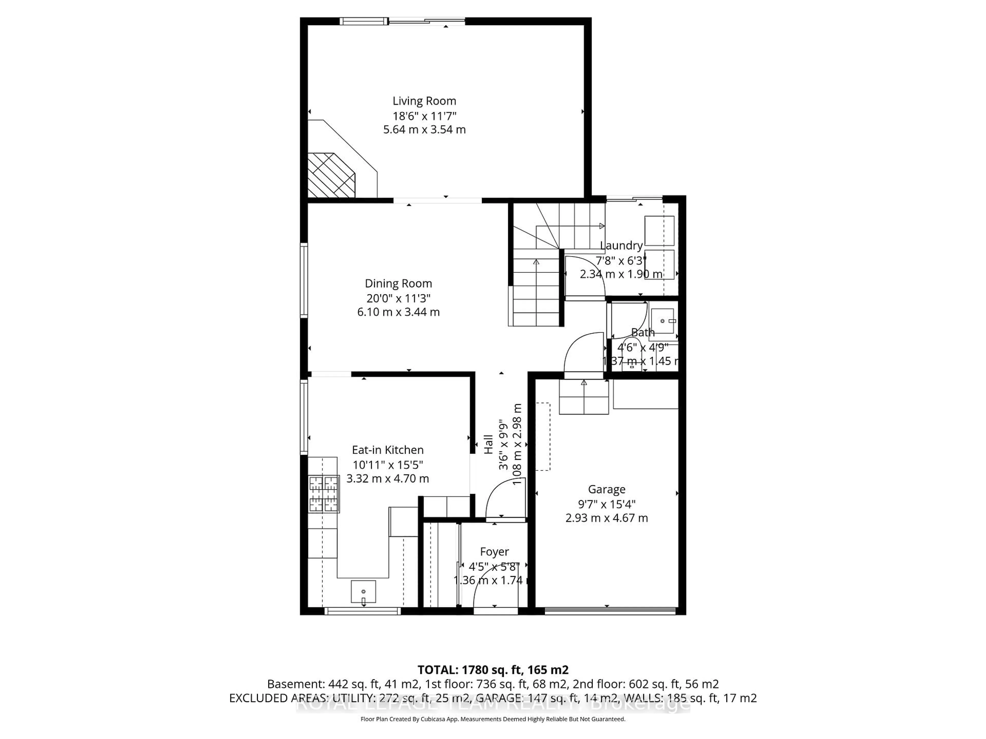 Floor plan for 7942 Decarie Dr, Ottawa Ontario K1C 2K3