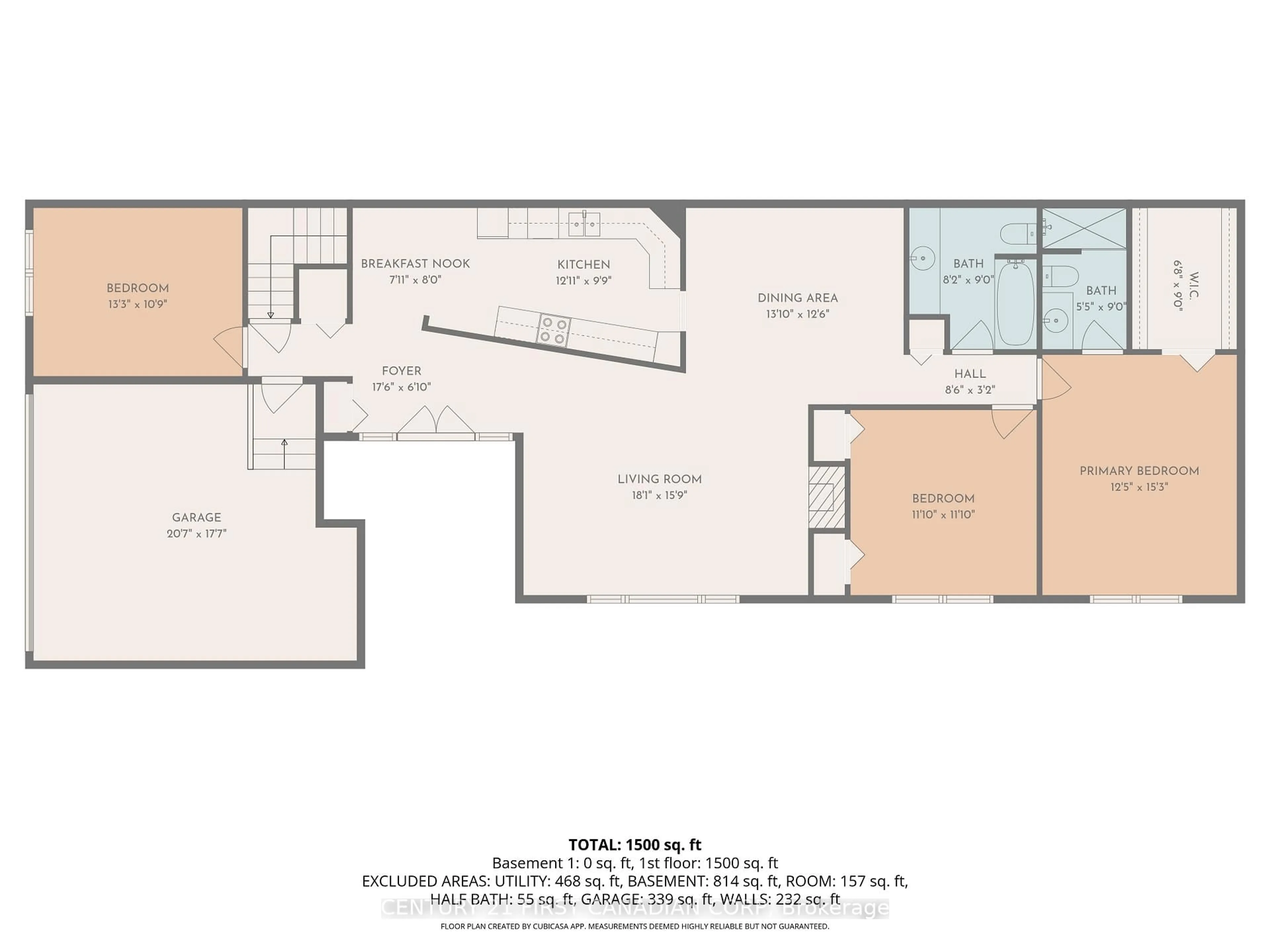 Floor plan for 50 FIDDLERS GREEN Rd #53, London North Ontario N6H 4T4