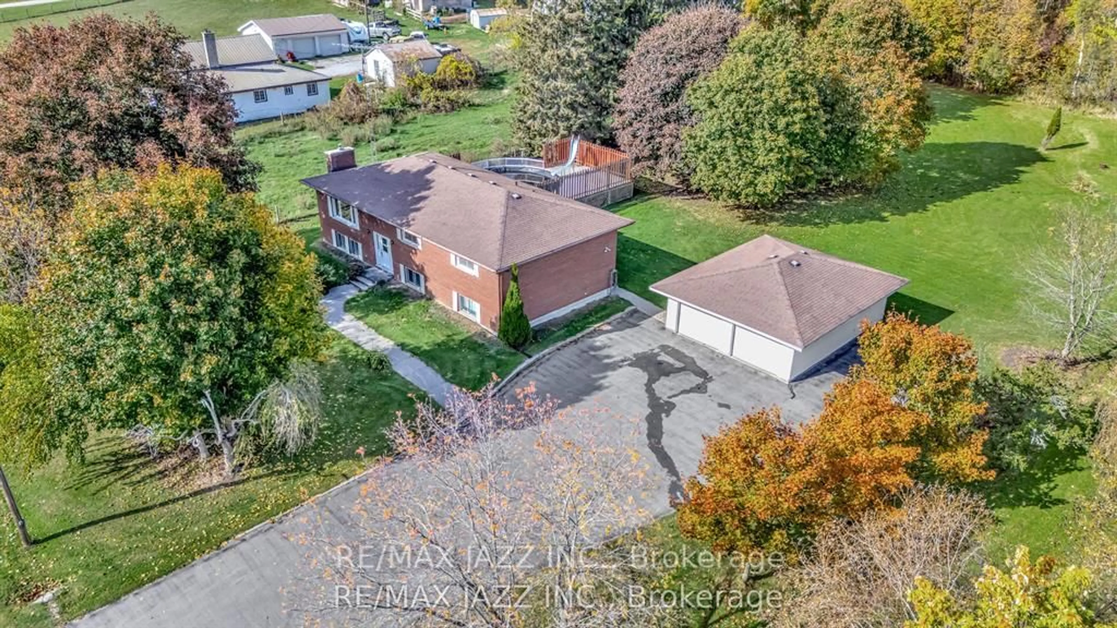A pic from outside/outdoor area/front of a property/back of a property/a pic from drone, street for 1226 Fish & Game Club Rd, Hastings Ontario K0K 2C0