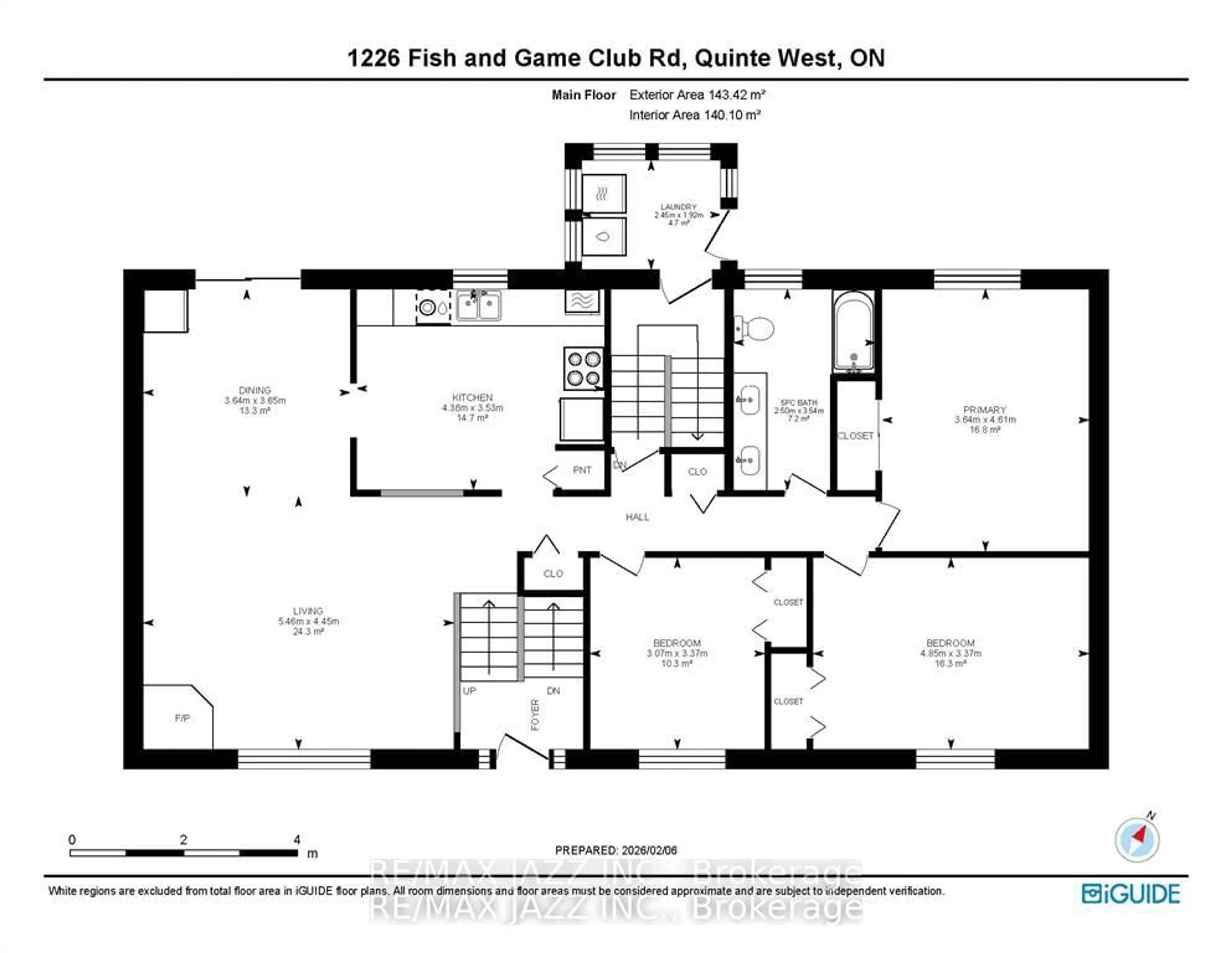 Floor plan for 1226 Fish & Game Club Rd, Hastings Ontario K0K 2C0