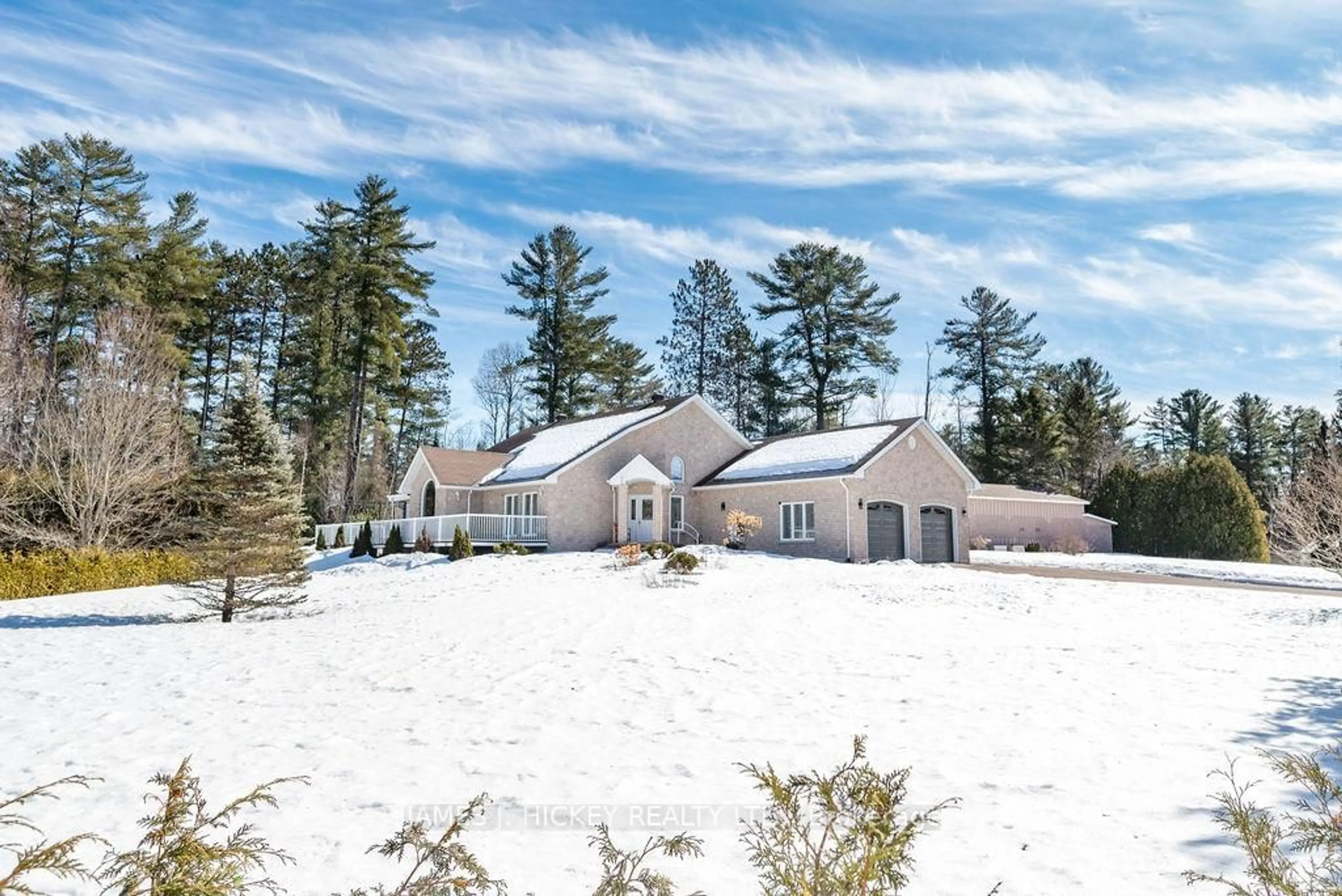 A pic from outside/outdoor area/front of a property/back of a property/a pic from drone, mountain view for 12 Boudreau Rd, Mackey Ontario K0J 2B0