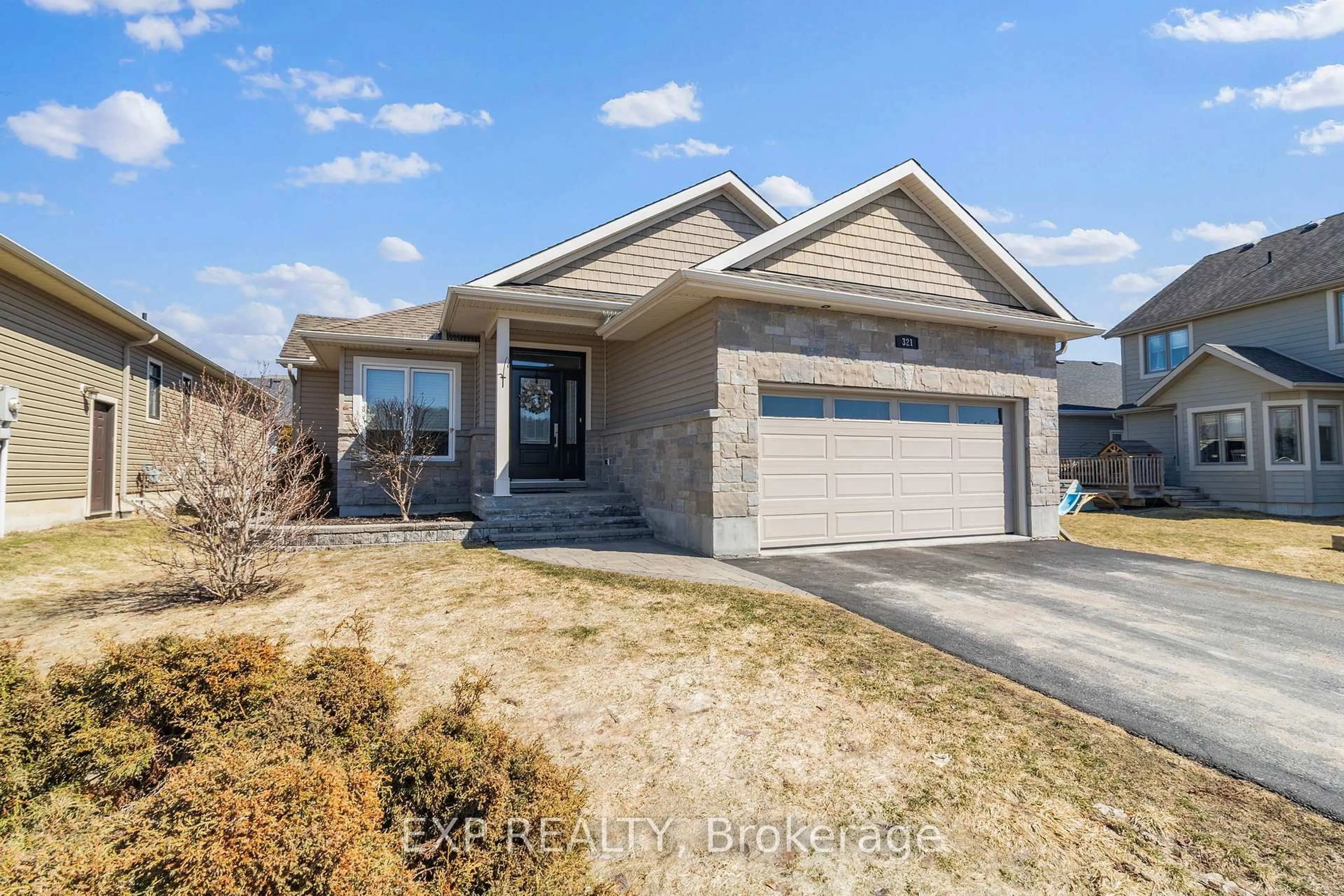 Home with brick exterior material, street for 321 Adley Dr, Brockville Ontario K6V 7H9