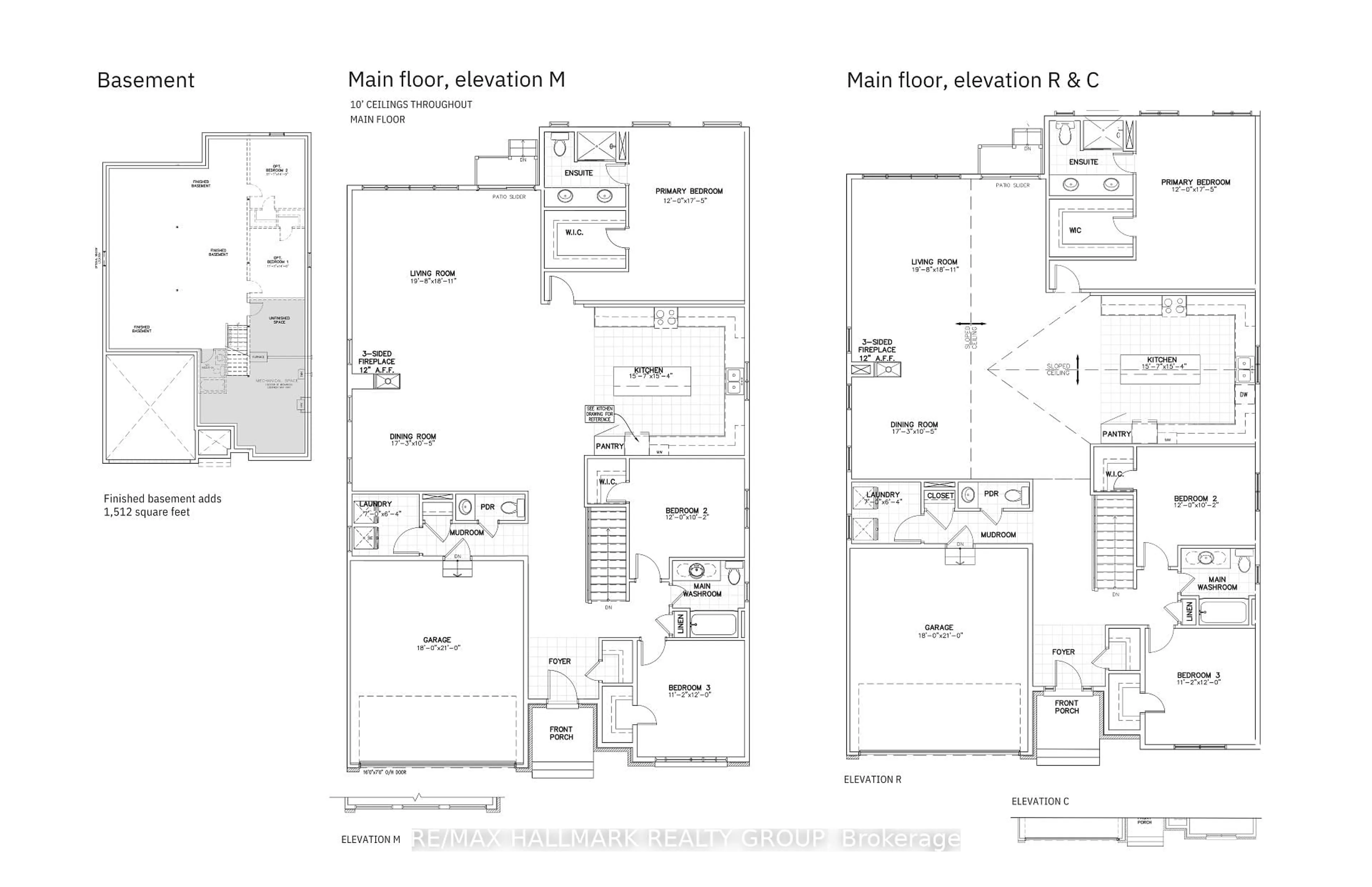 Floor plan for 84 CHANDELLE Private, Carp Ontario K0A 1L0