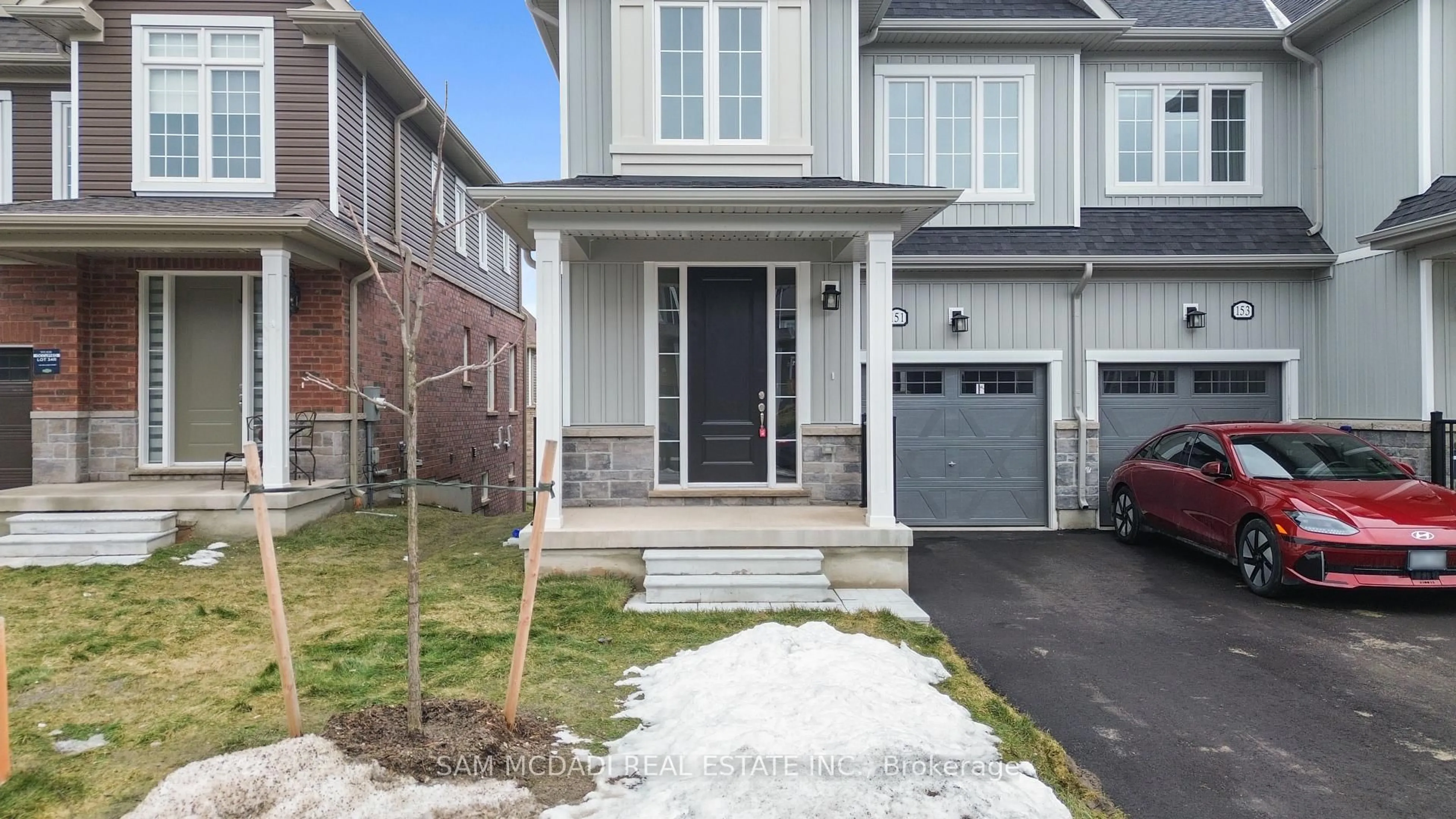Home with vinyl exterior material, street for 151 Molozzi St, Erin Ontario N0B 1T0