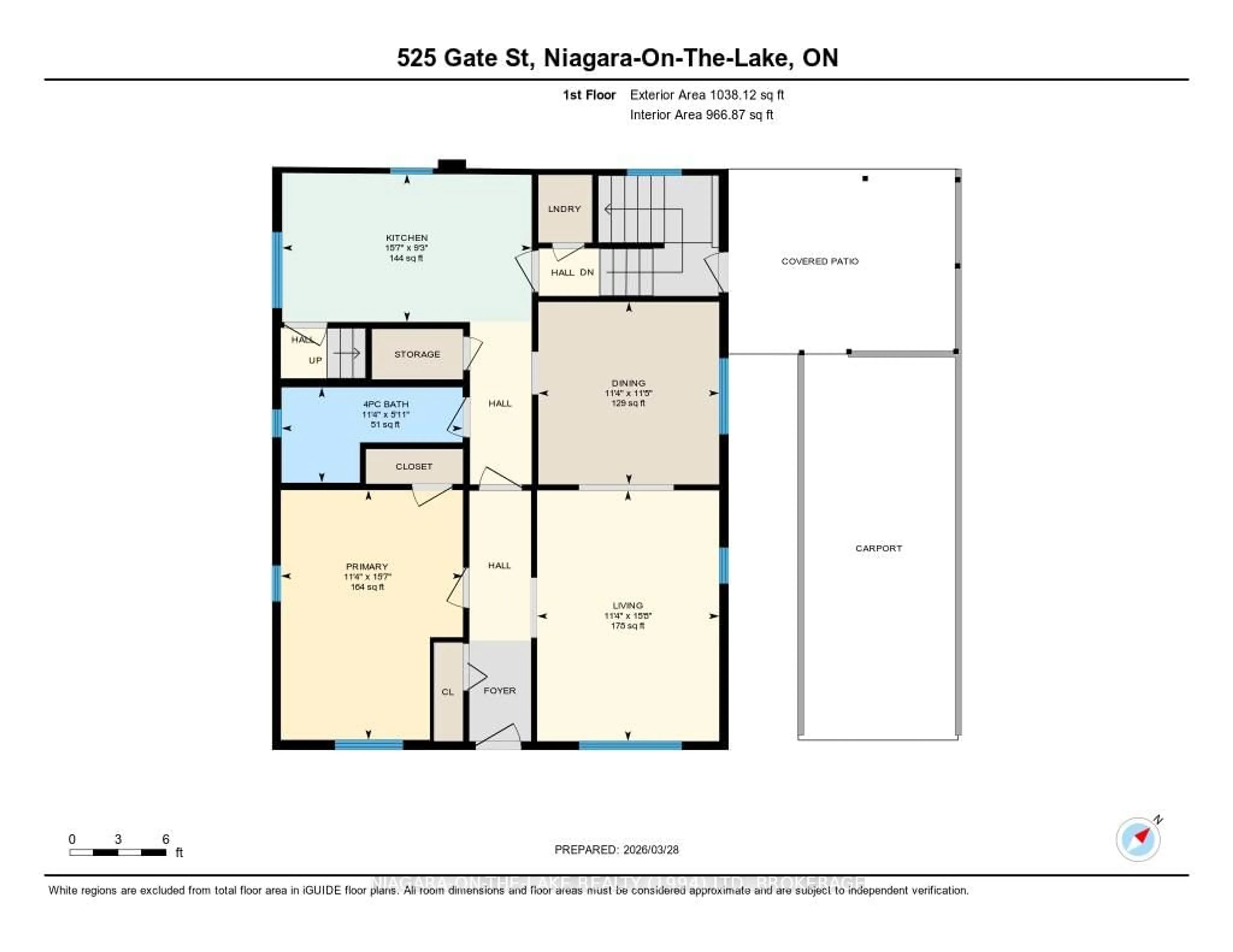Floor plan for 525 Gate St, Niagara-on-the-Lake Ontario L0S 1J0
