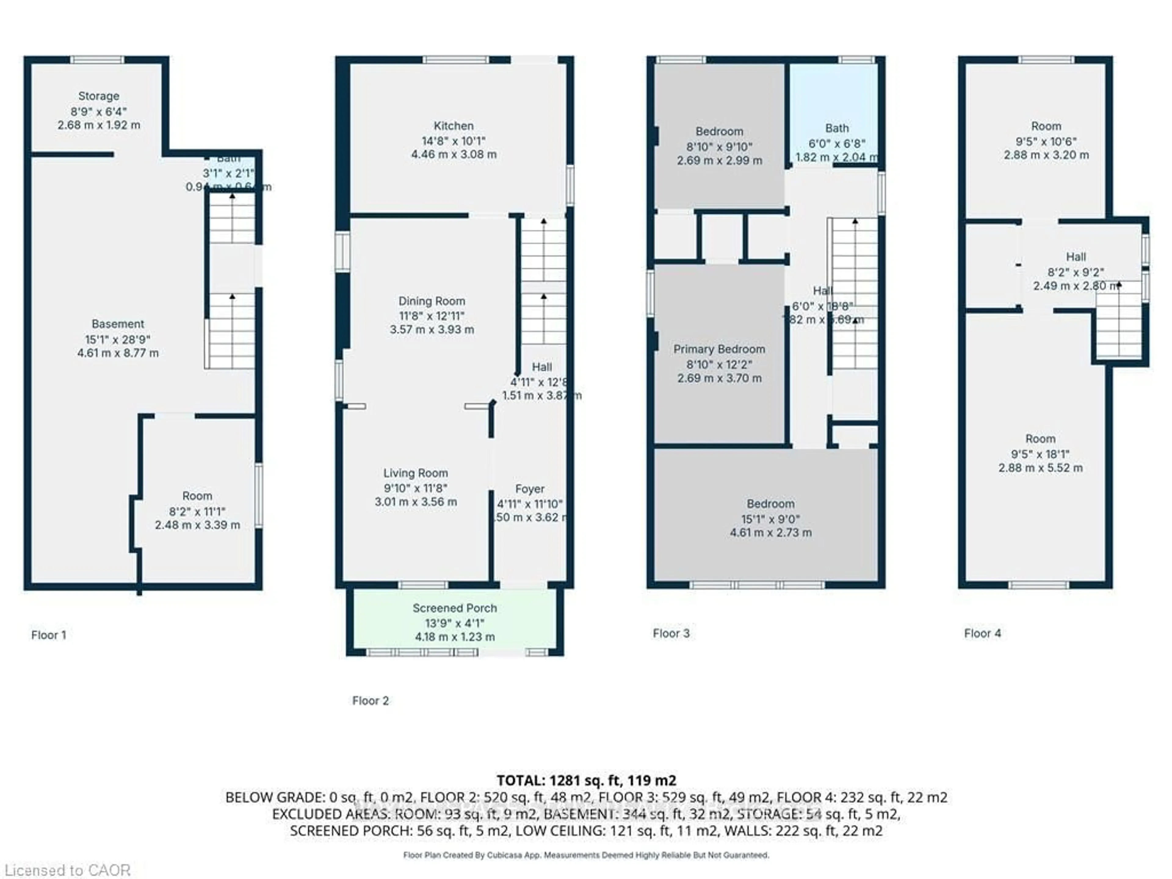 Floor plan for 35 Sherman Ave, Hamilton Ontario L8L 6L9
