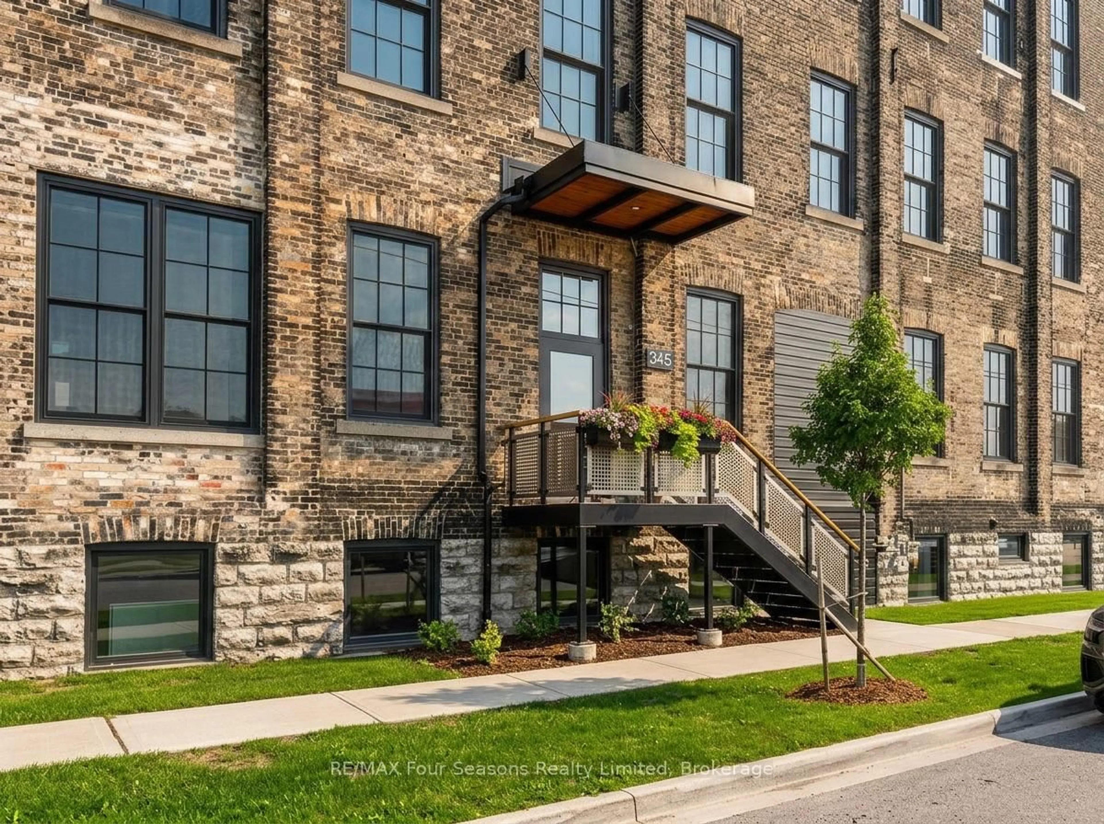 Home with brick exterior material, unknown for 245 Downie St #104, Stratford Ontario N5A 1X5