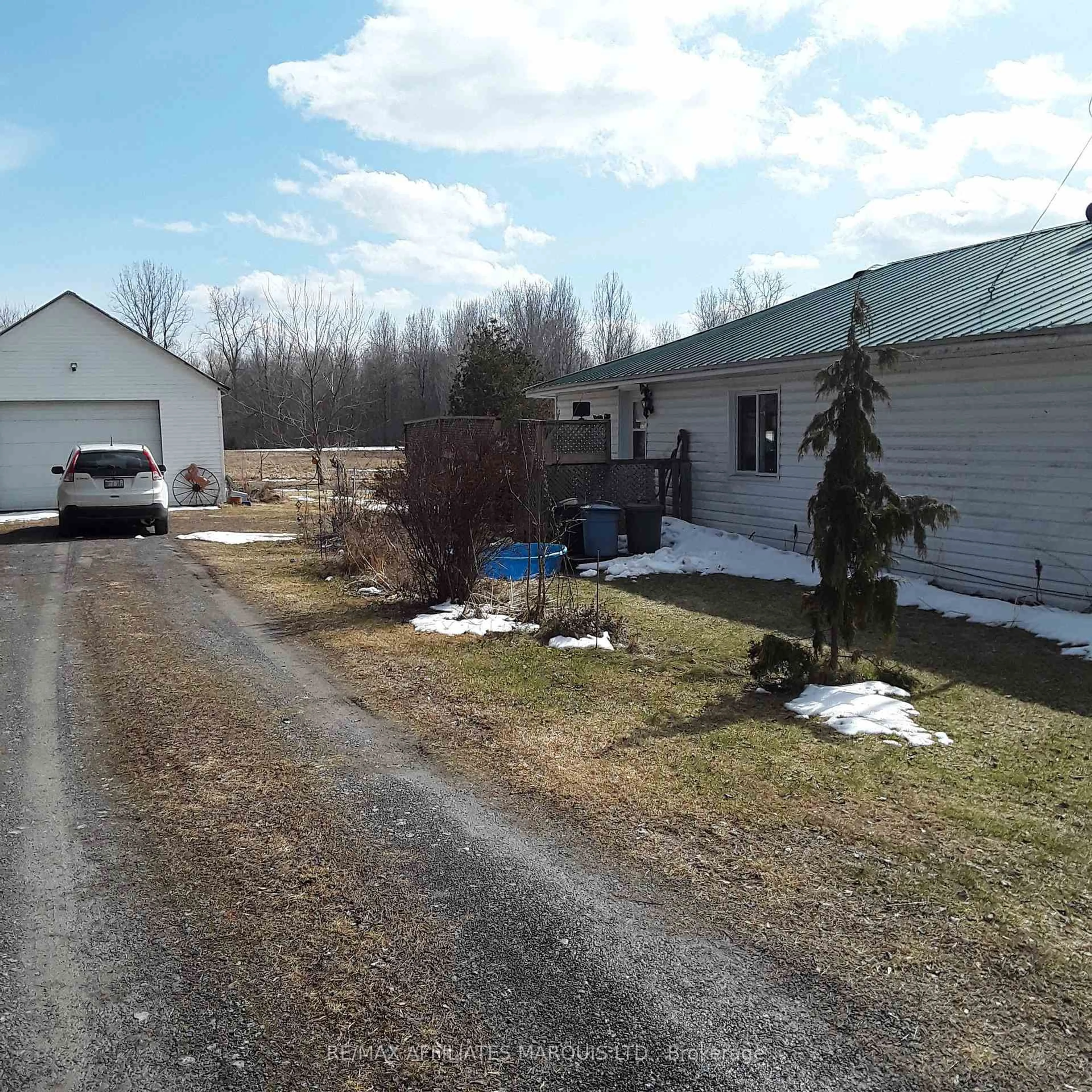 A pic from outside/outdoor area/front of a property/back of a property/a pic from drone, street for 10390 Hanesville Rd, South Dundas Ontario K0E 1C0