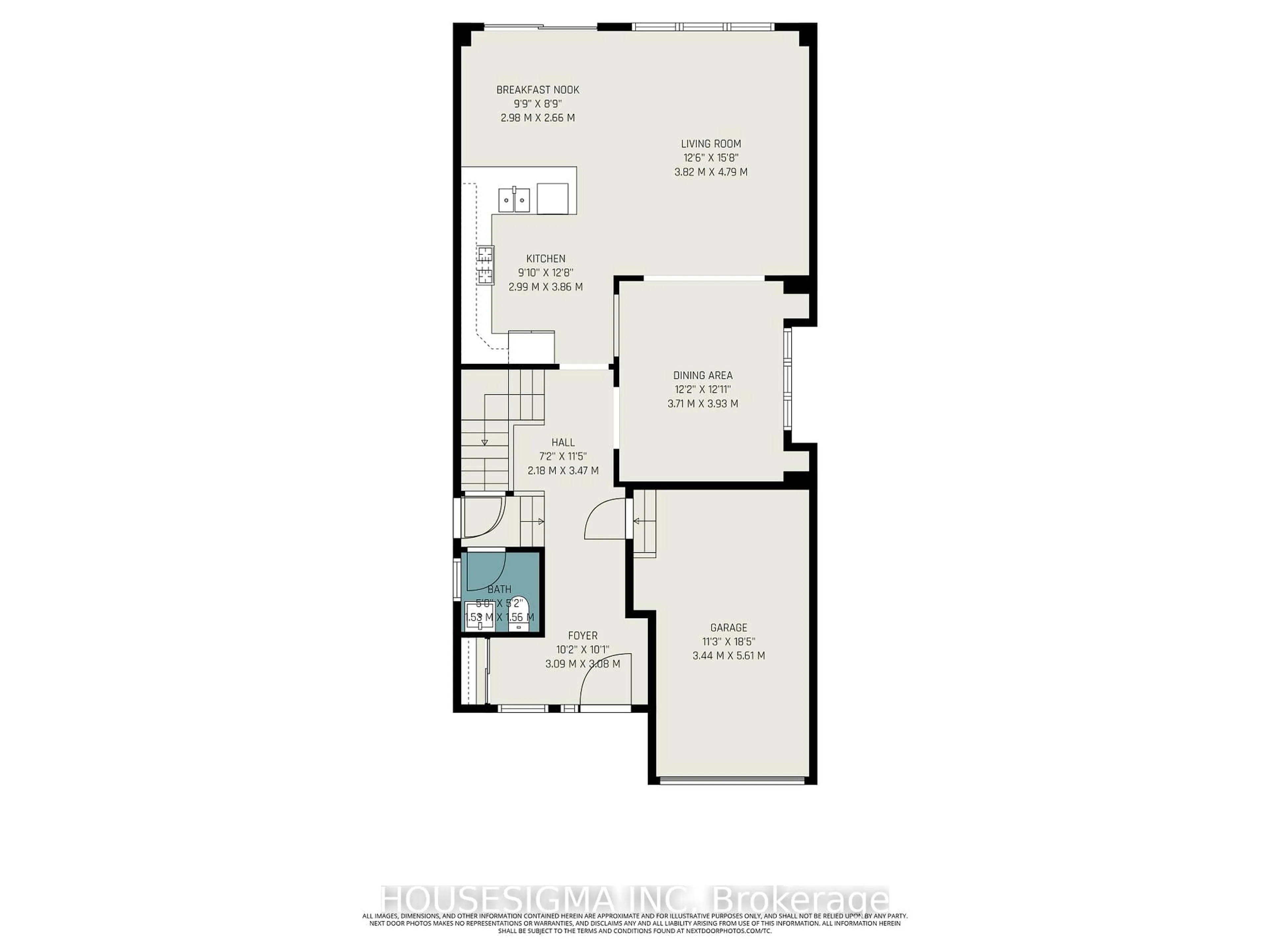 Floor plan for 333 Rouncey Rd, Ottawa Ontario K2V 0K4