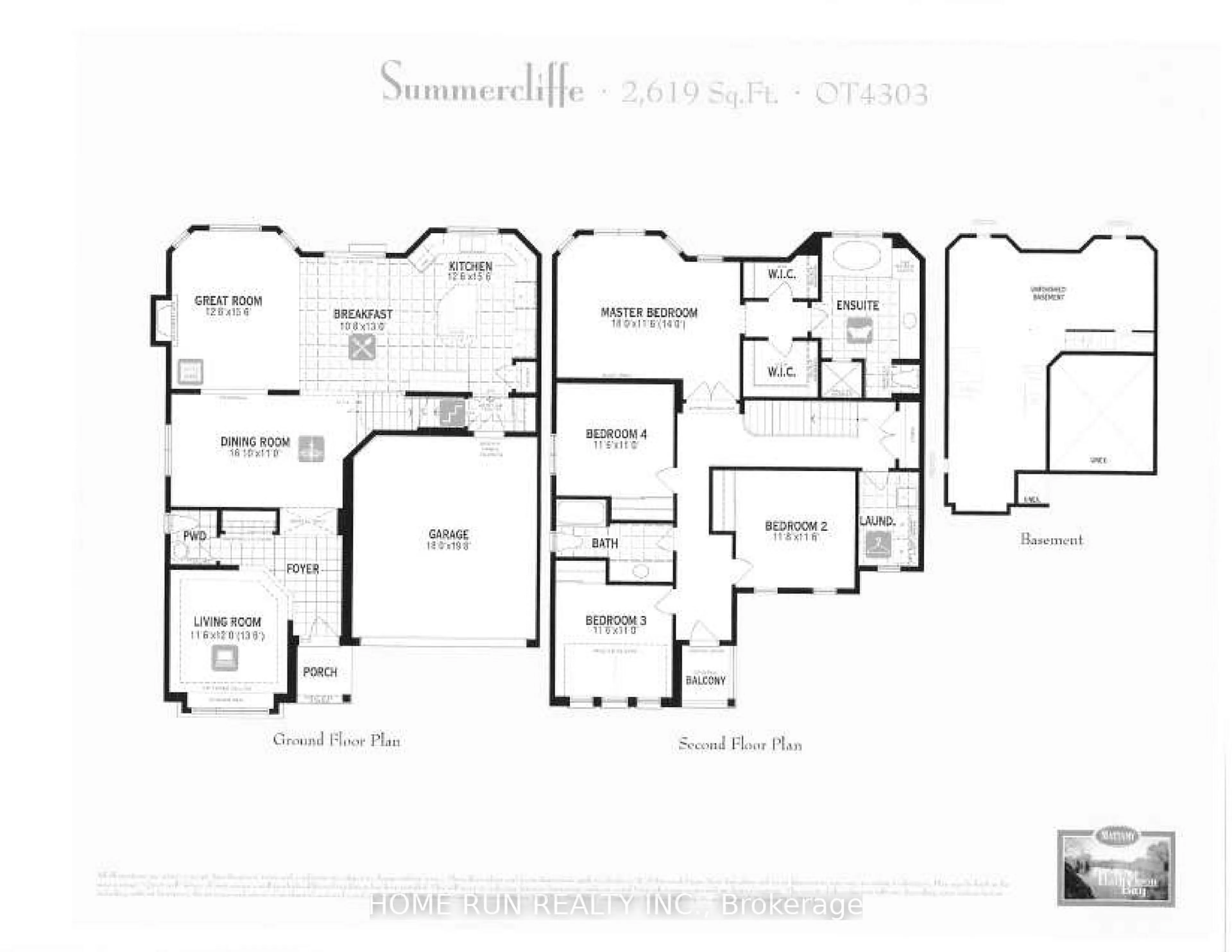 Floor plan for 2721 Grand Vista Circ, Ottawa Ontario K2J 0W5