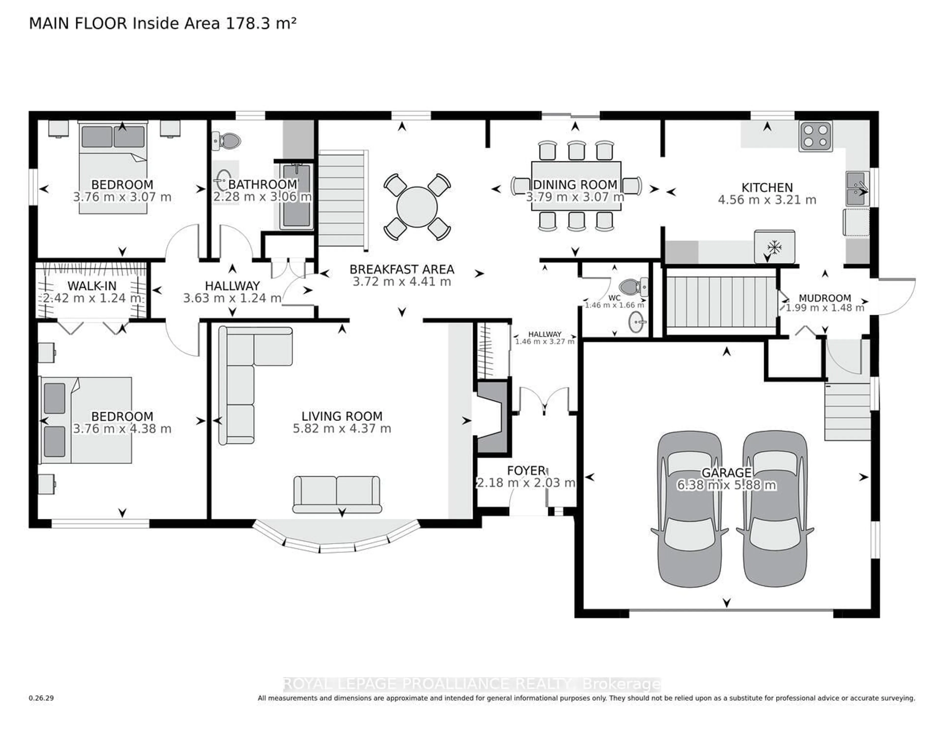 Floor plan for 34 Sarah St, Augusta Ontario K0E 1P0