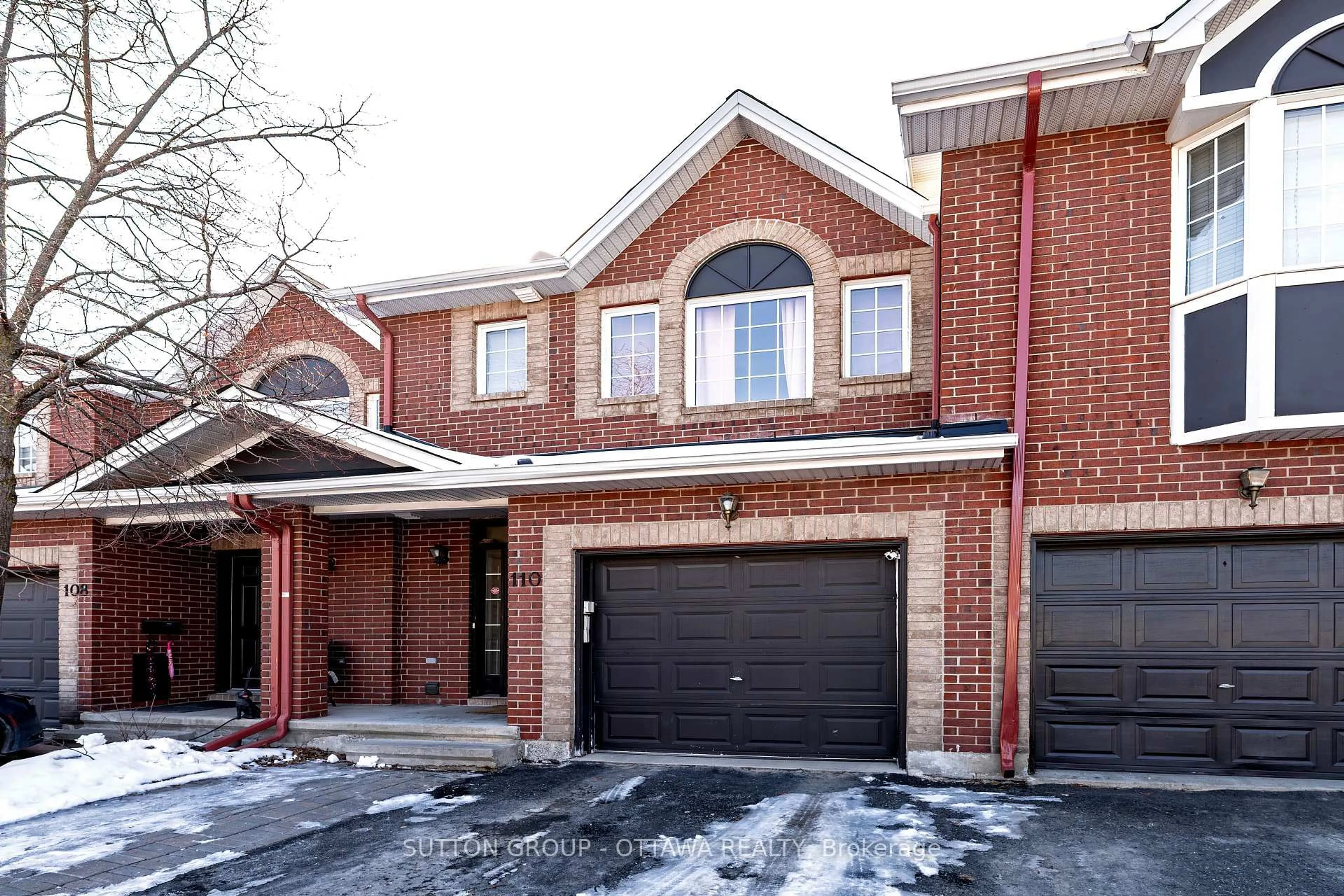 Home with brick exterior material, street for 110 Chartley Private, Ottawa Ontario K1V 2J6