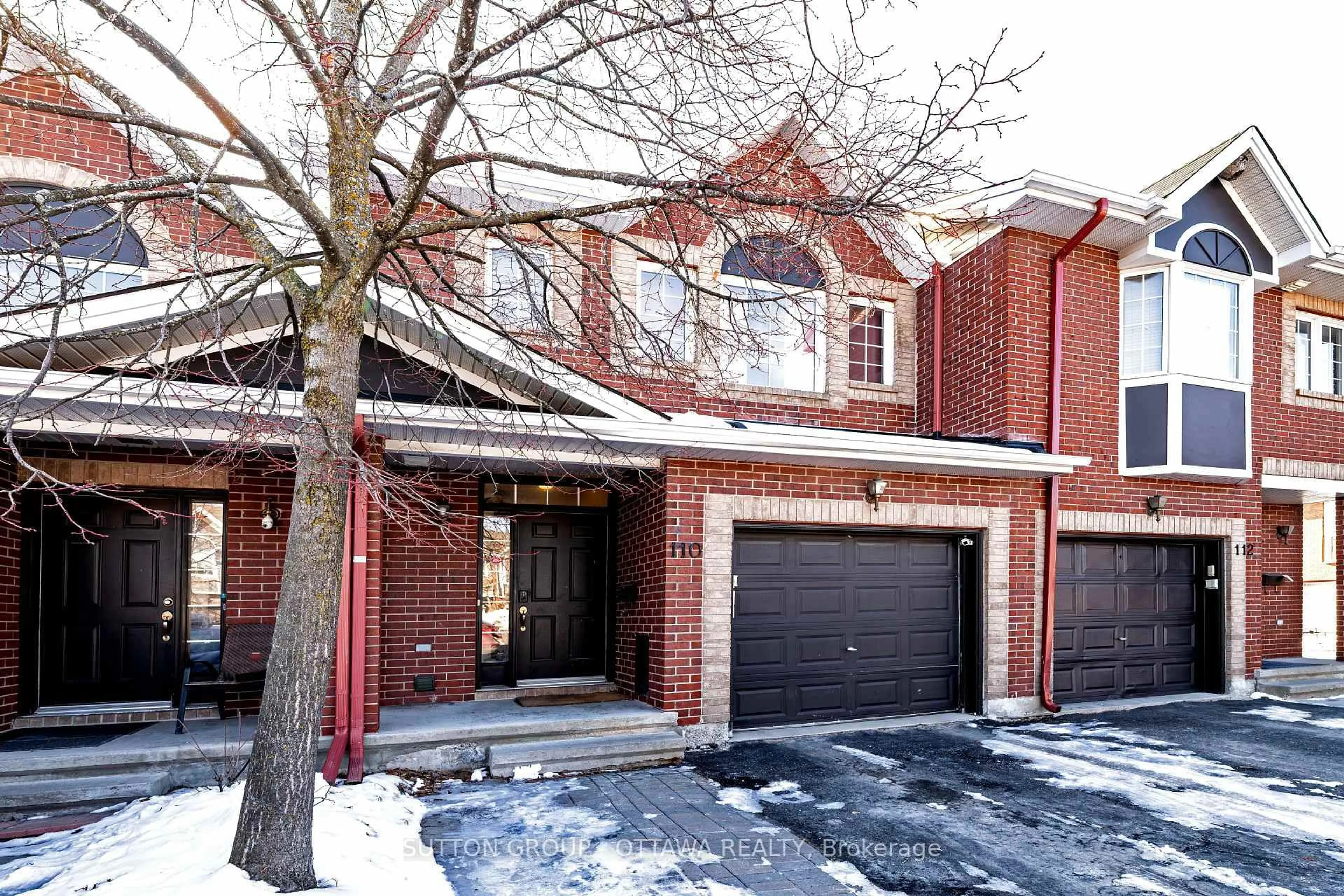Home with brick exterior material, street for 110 Chartley Private, Ottawa Ontario K1V 2J6