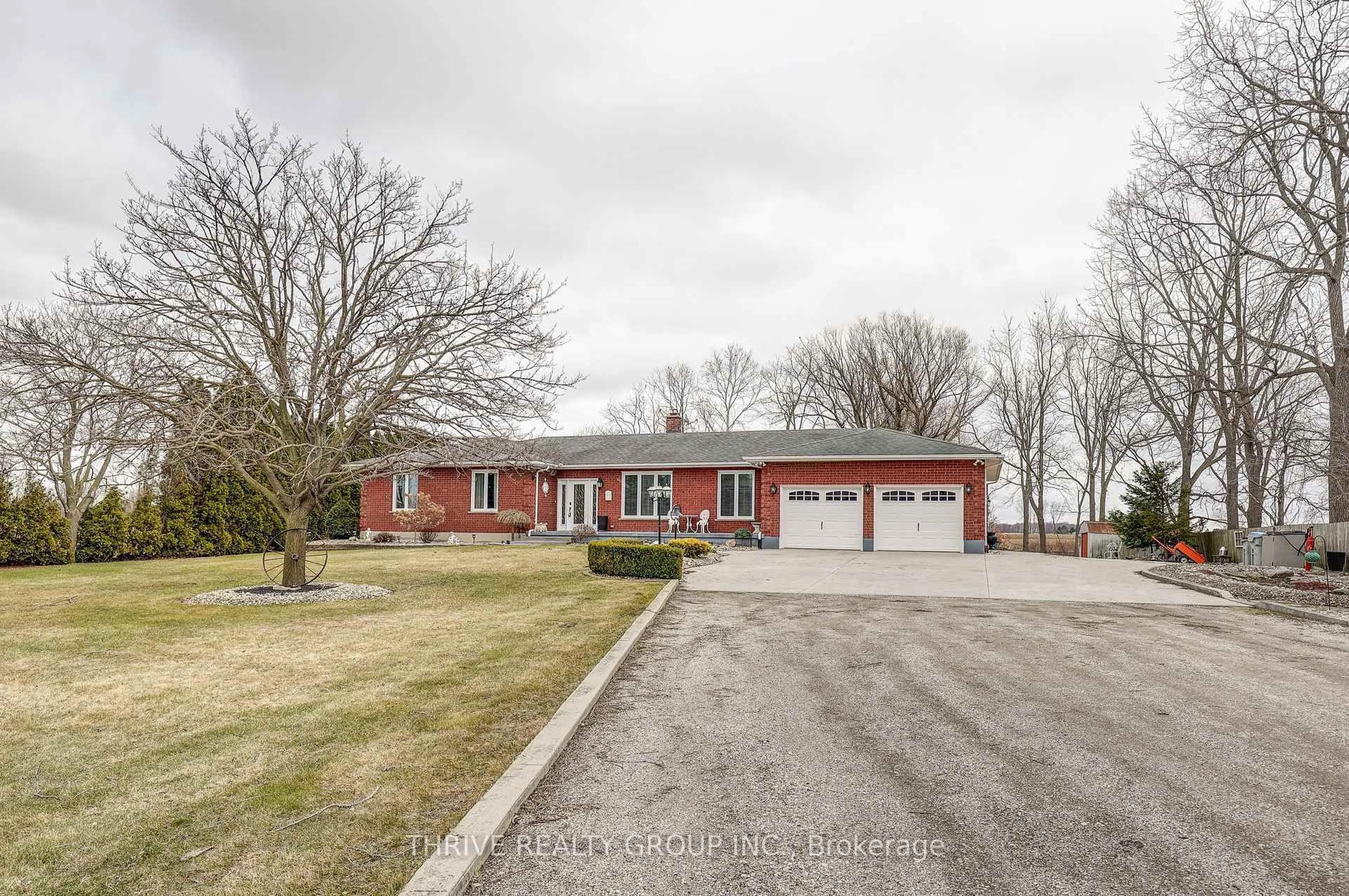 Home with brick exterior material, street for 25034 Melbourne Rd, Strathroy-Caradoc Ontario N7G 3H5