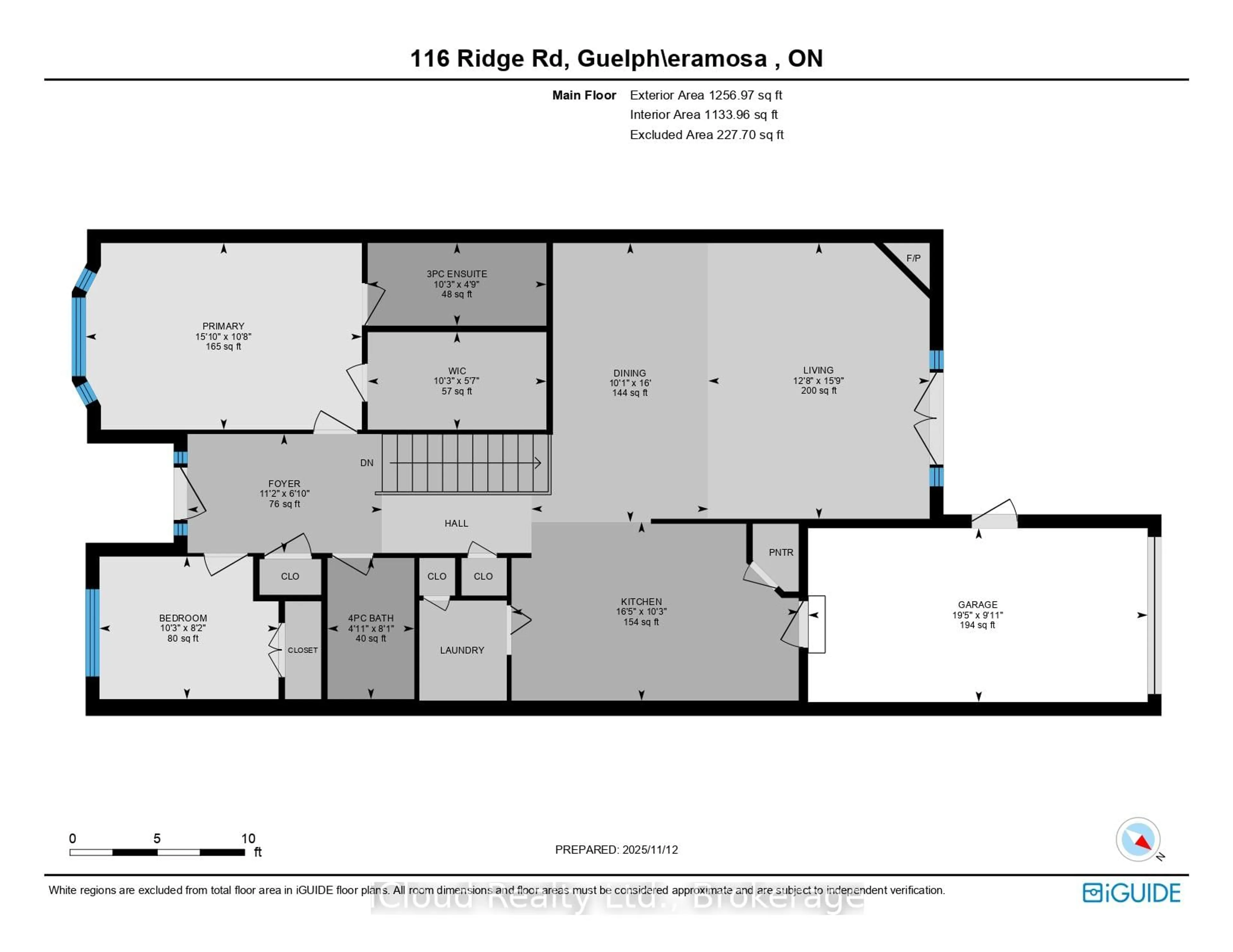 Floor plan for 116 Ridge Rd, Guelph/Eramosa Ontario N0B 2K0