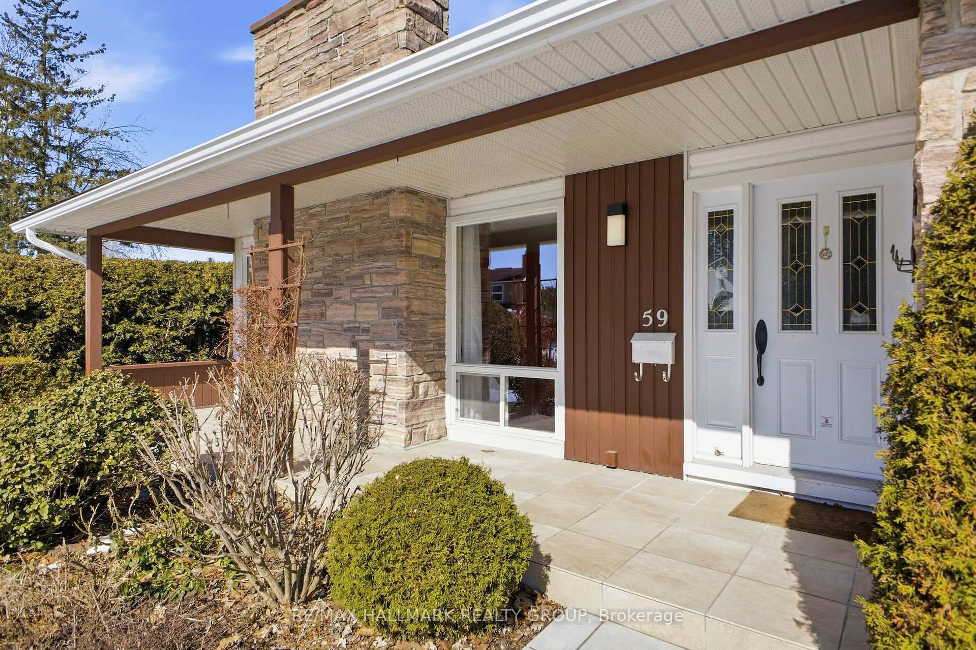 Home with brick exterior material, street for 59 Ashgrove Cres, Ottawa Ontario K2G 0S8