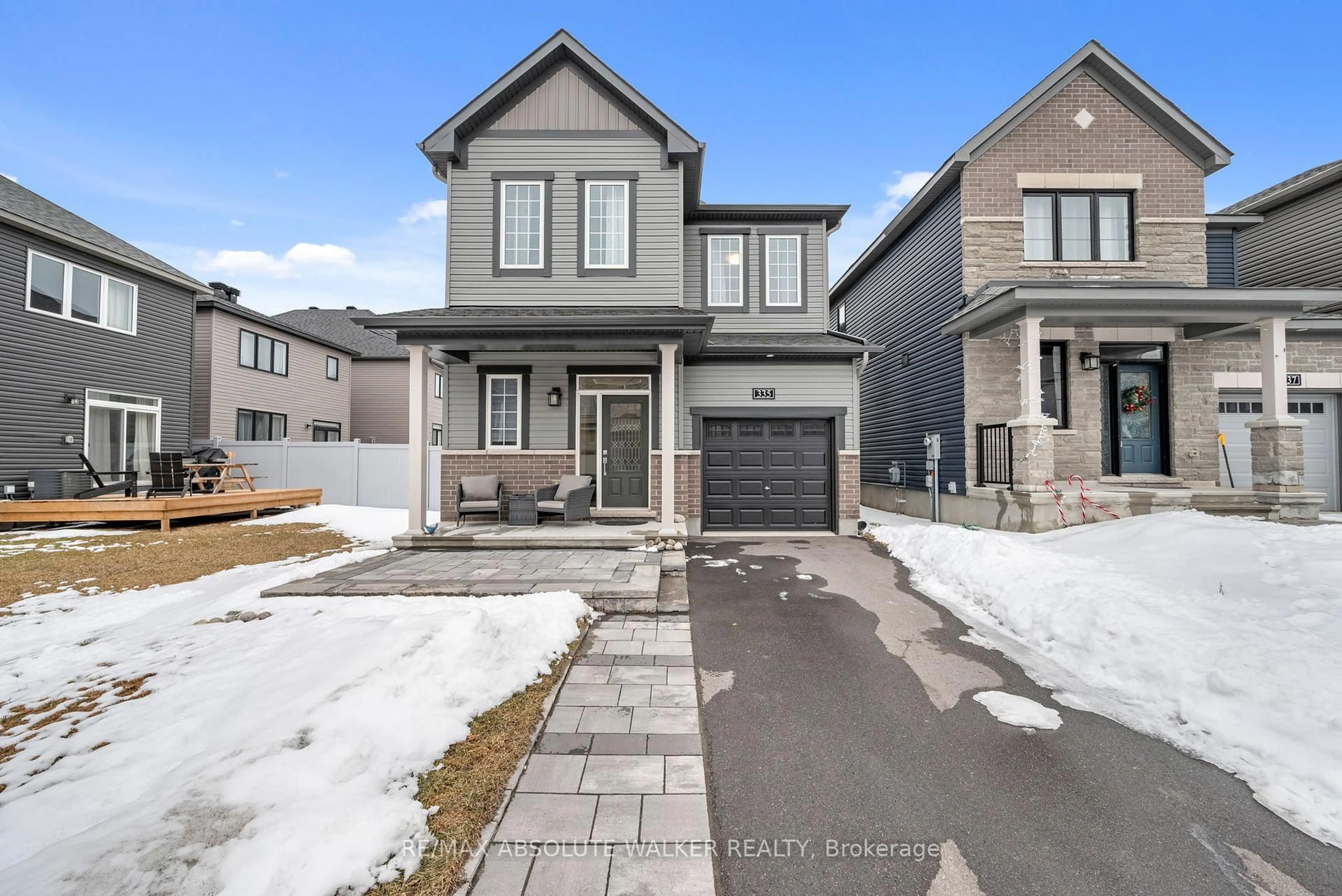 Home with brick exterior material, street for 335 Cloyne Cres, Ottawa Ontario K2J 6W4