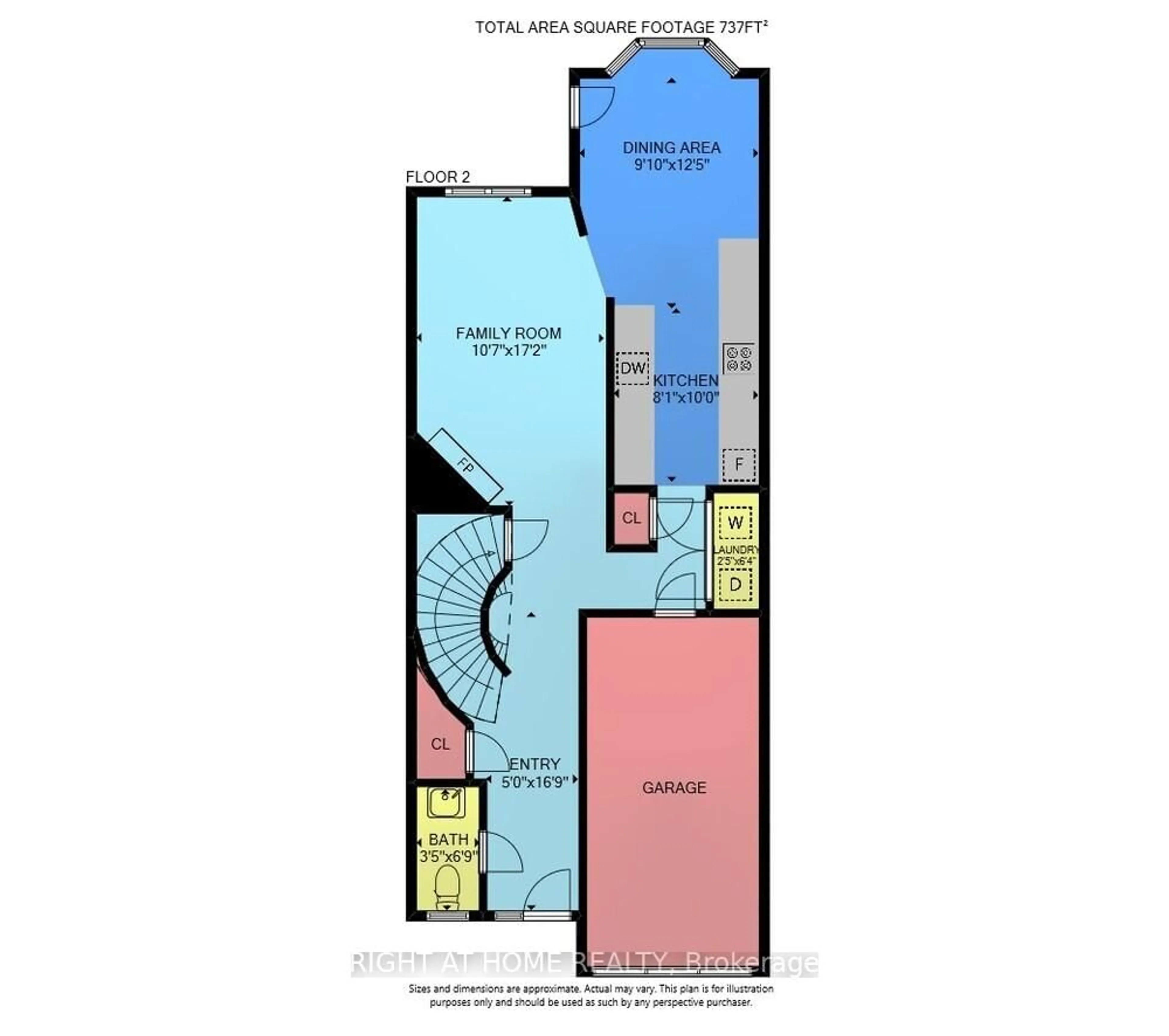Floor plan for 32 Perthshire Crt, Hamilton Ontario L9B 2H1