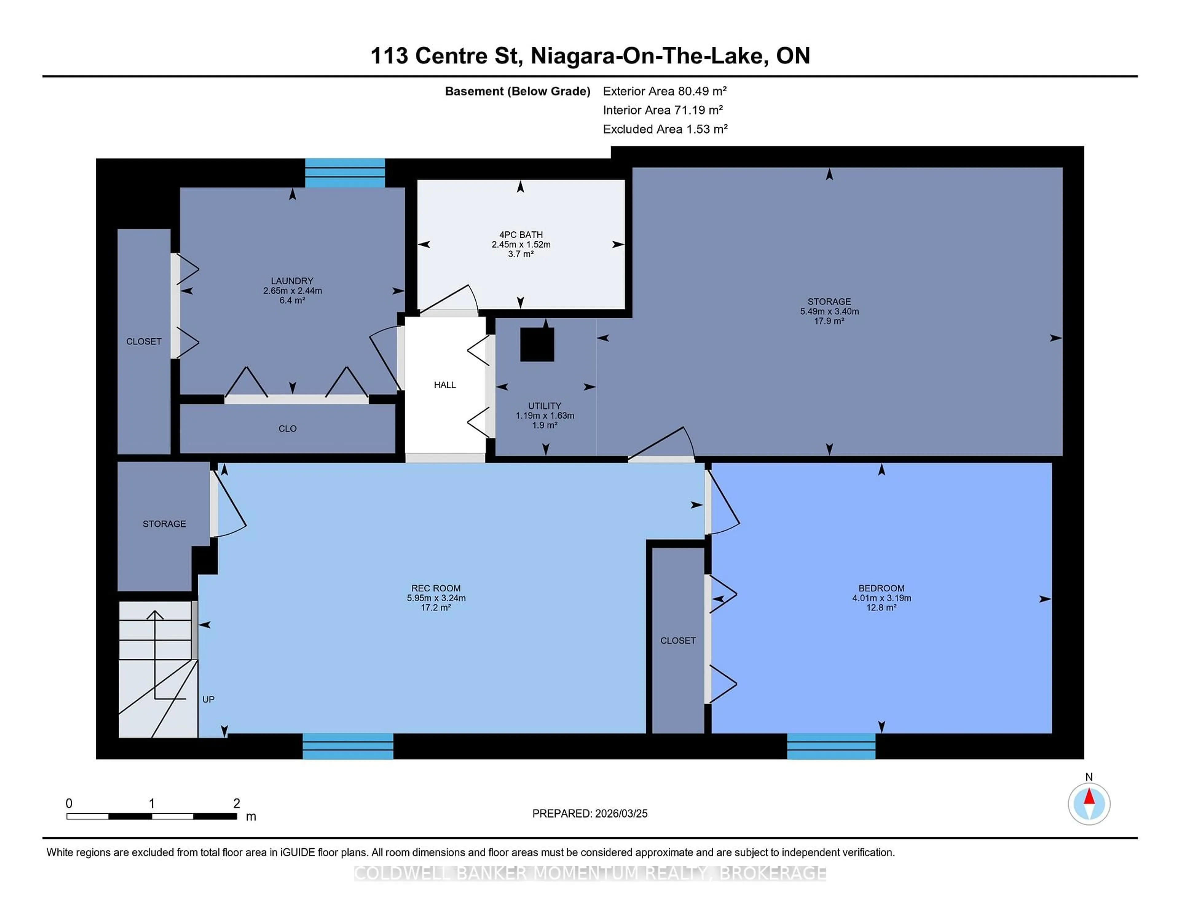 Floor plan for 113 Centre St, Niagara-on-the-Lake Ontario L0S 1J0