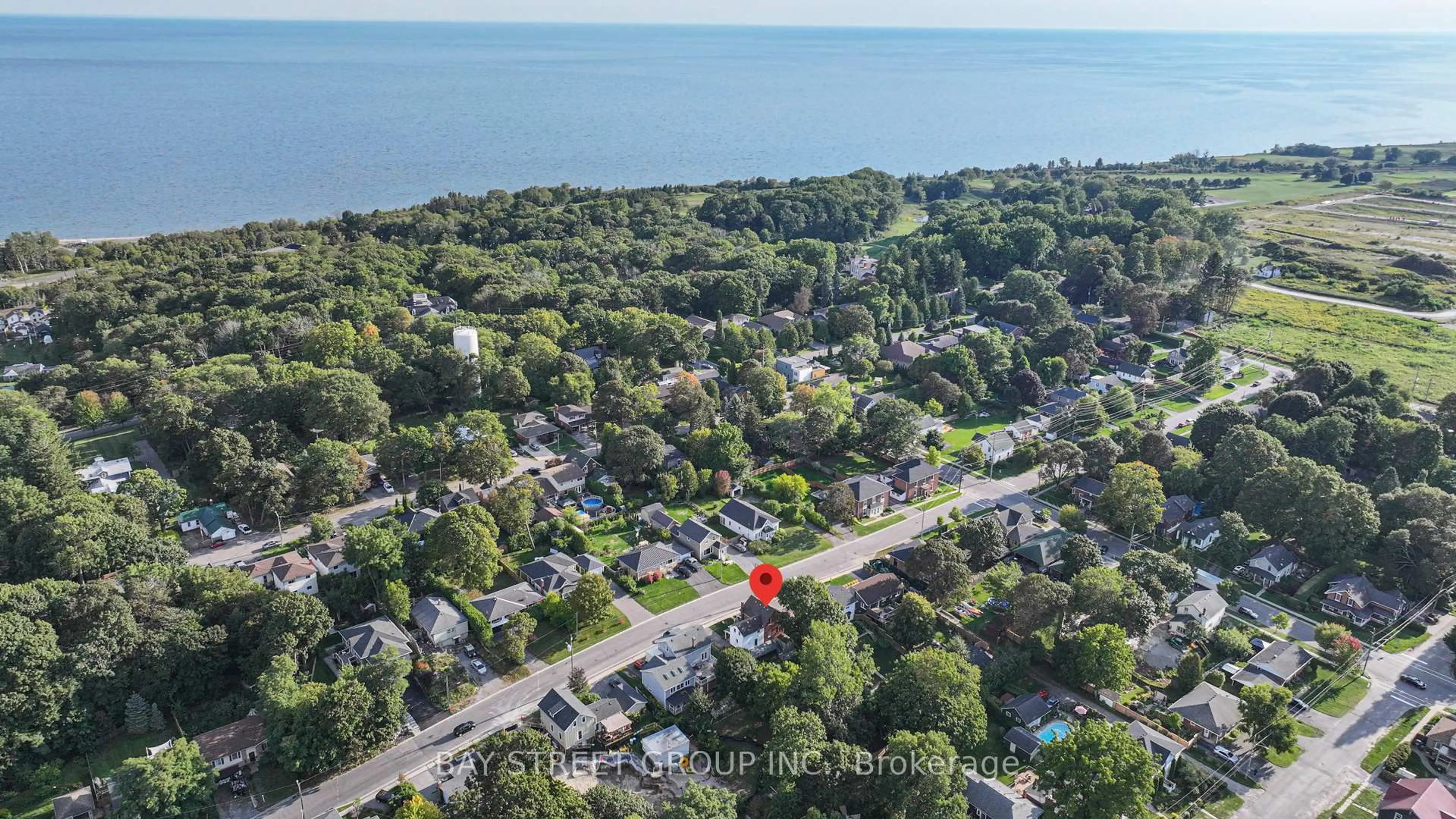 A pic from outside/outdoor area/front of a property/back of a property/a pic from drone, water/lake/river/ocean view for 64 Sherbourne St, Port Hope Ontario L1A 1H2