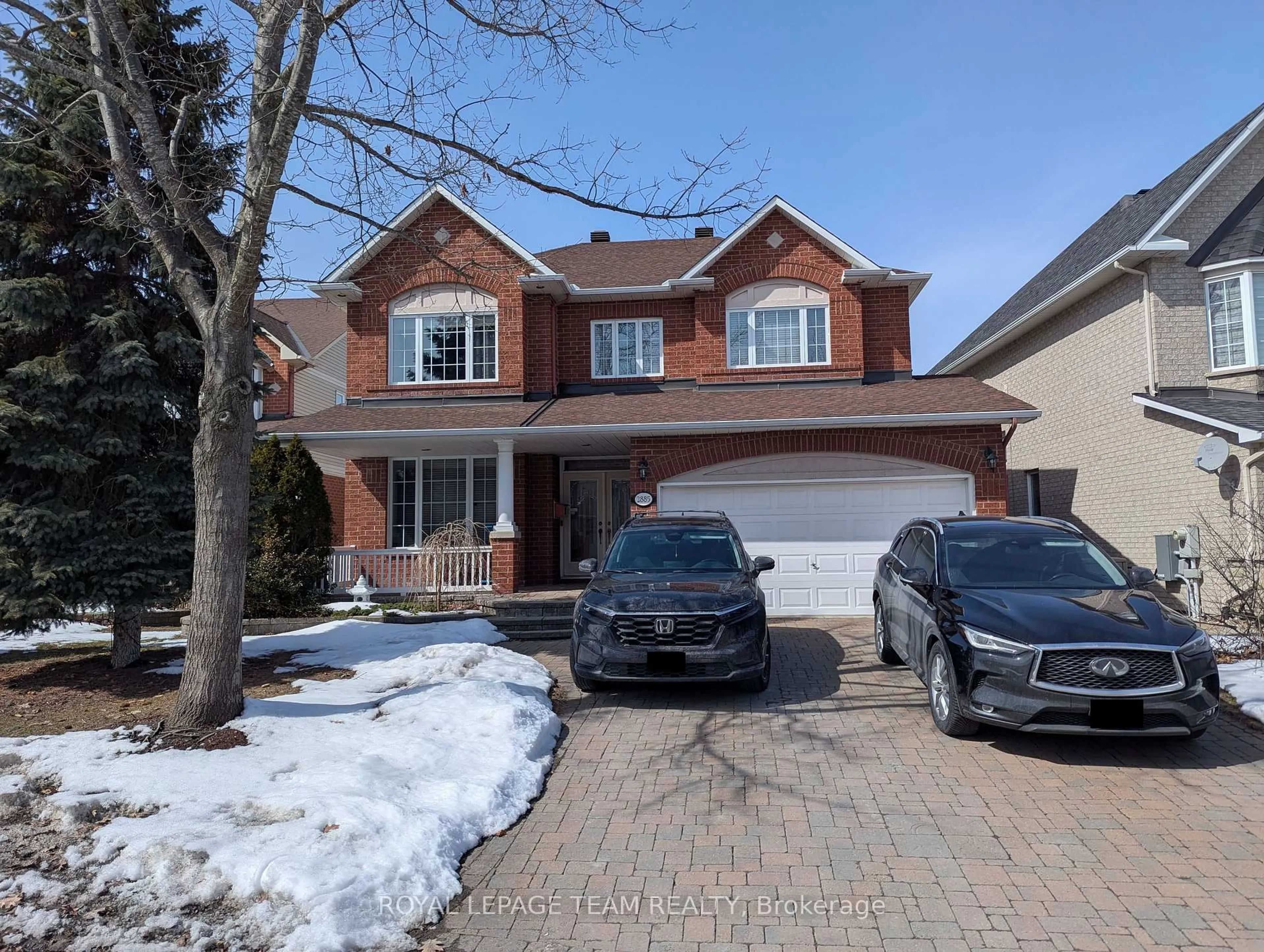 Home with brick exterior material, street for 2885 Brigham Way, Ottawa Ontario K1T 3Y8